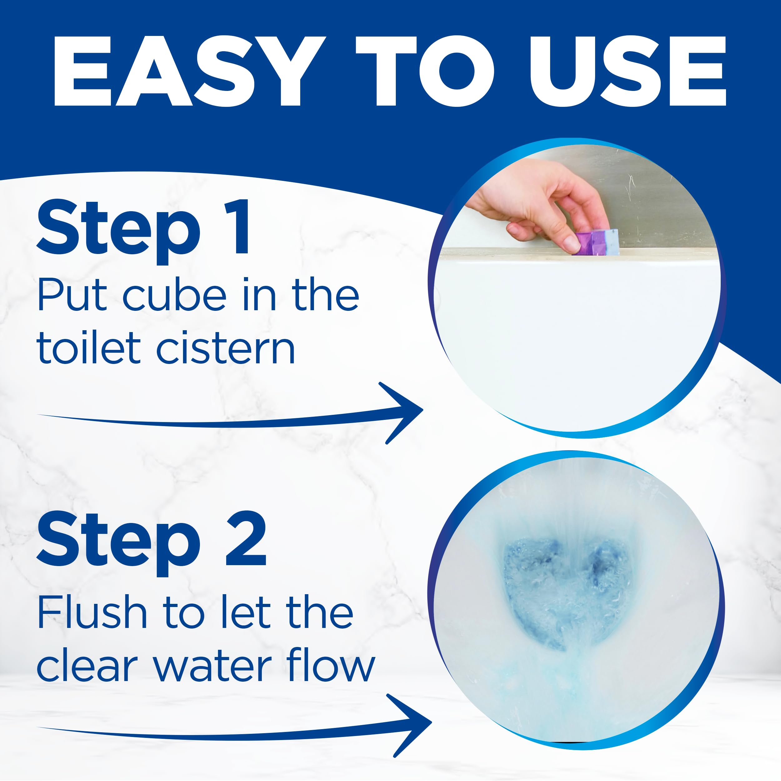 Bloo 3in1 Toilet Blocks - Limescale Remover & Cleaner | 2 Count Pack 6