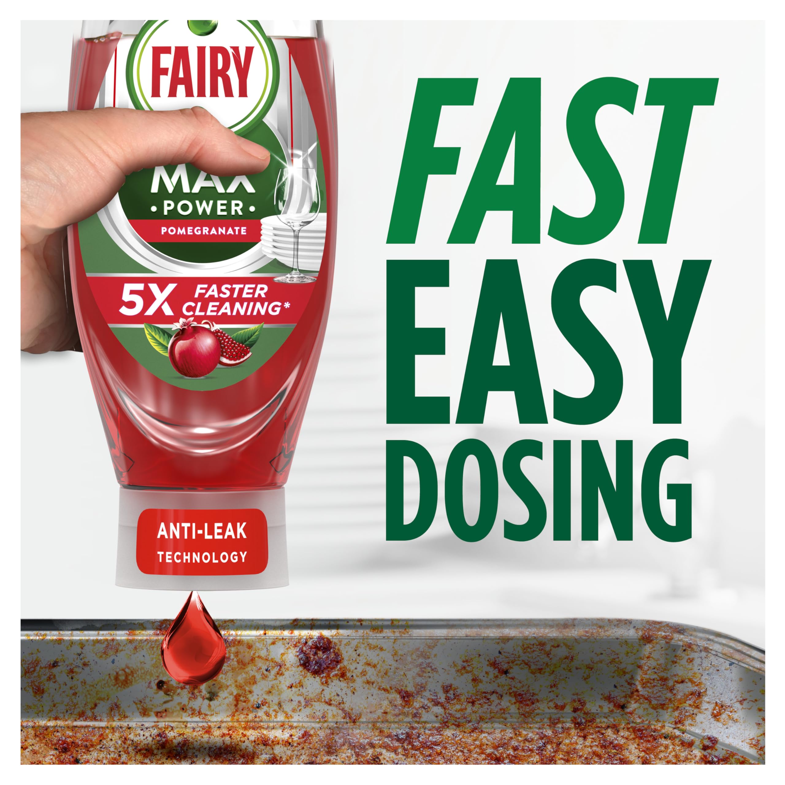 Fairy Max Power Washing-Up Liquid - Concentrated Formula for Effortless Cleaning | 730 ml 6