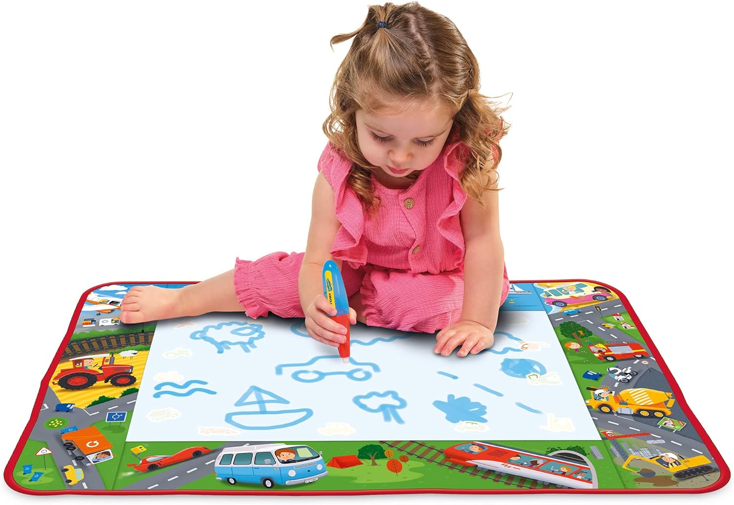 Aquadoodle Vehicle Adventure Doodle Mat - Mess-Free Water Drawing Toy for Toddlers 4