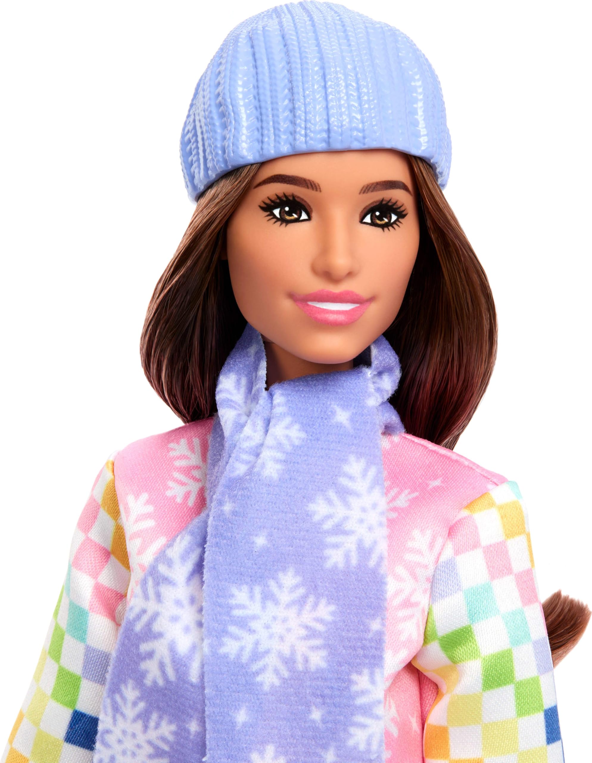 Barbie JKF78 Snowboarder Doll with Color-Change Snowboard | Ages 3+ | Multicolor Plastic 3