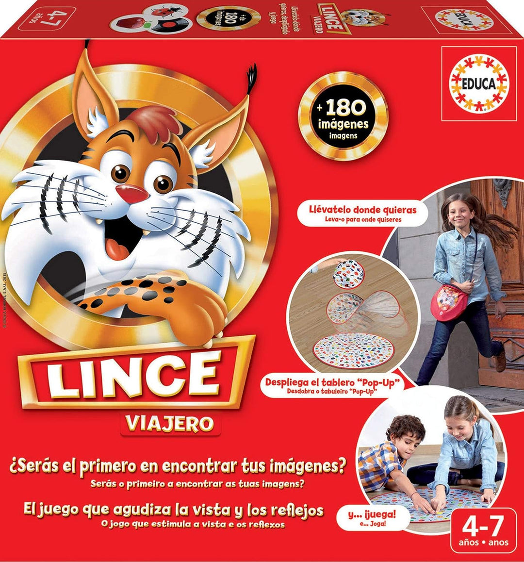 Educa Lynx Traveller 180 Imágenes Board Game (16392)