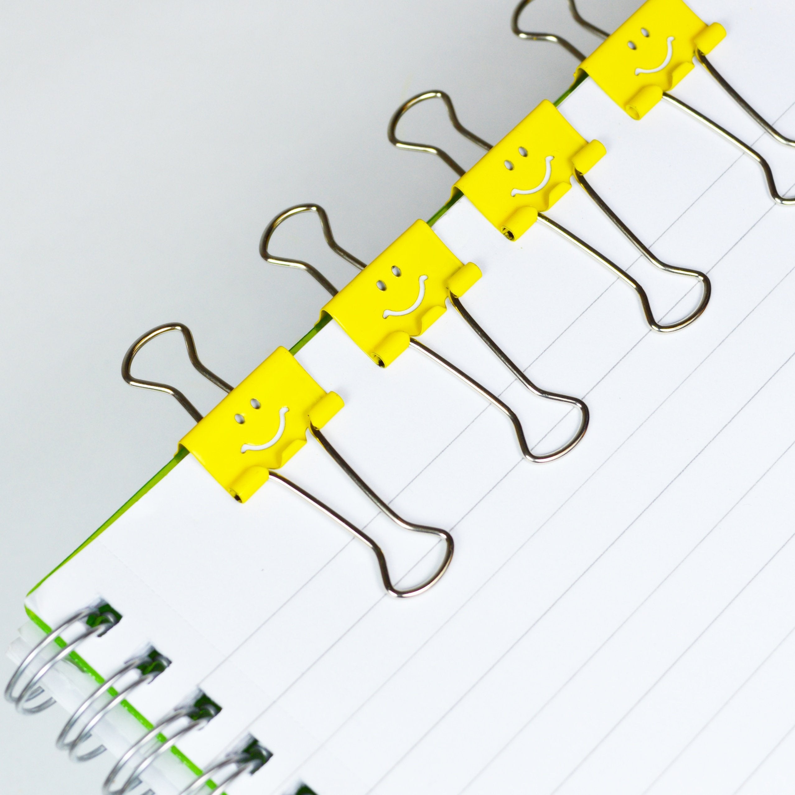 RAPESCO 1351 Fun Foldback Clips - 19mm Capacity, Bright Yellow | Pack of 20 4