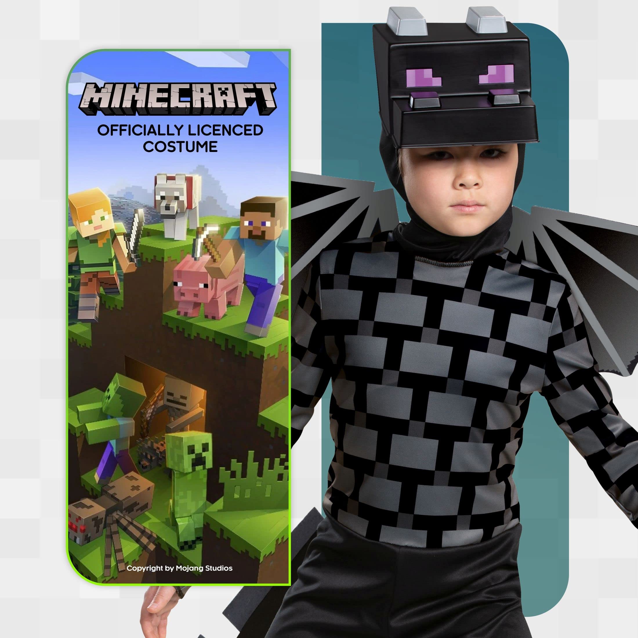 Disguise Ender Dragon Costume - Medium Kids 7