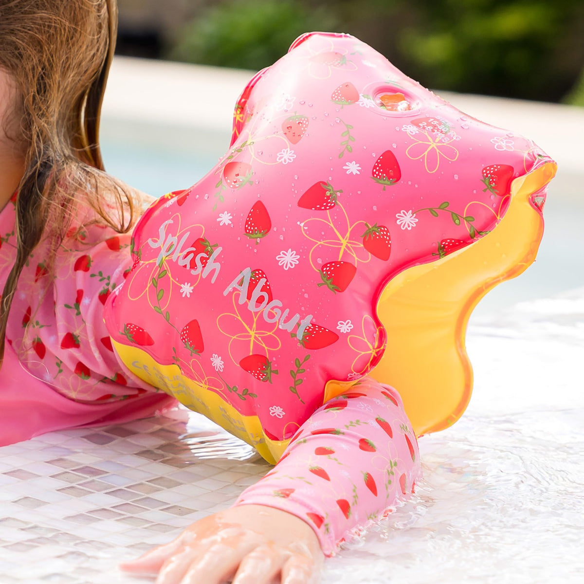 Splash About Armbands - Strawberry Field, 2-6 Years, Pair