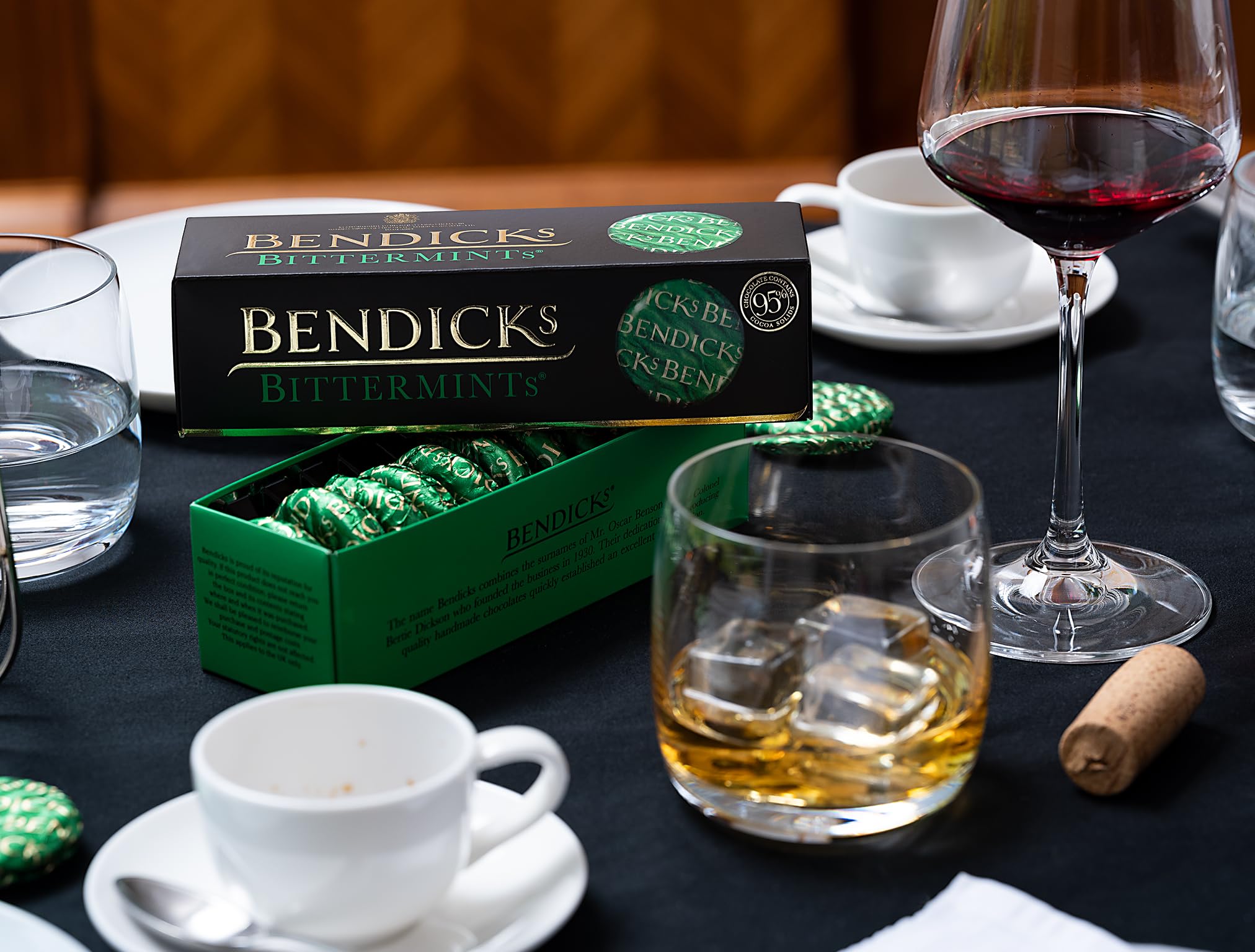 Bendicks Dark Chocolate Coated Bittermints - Vegan, Kosher Friendly, 400g Box 3