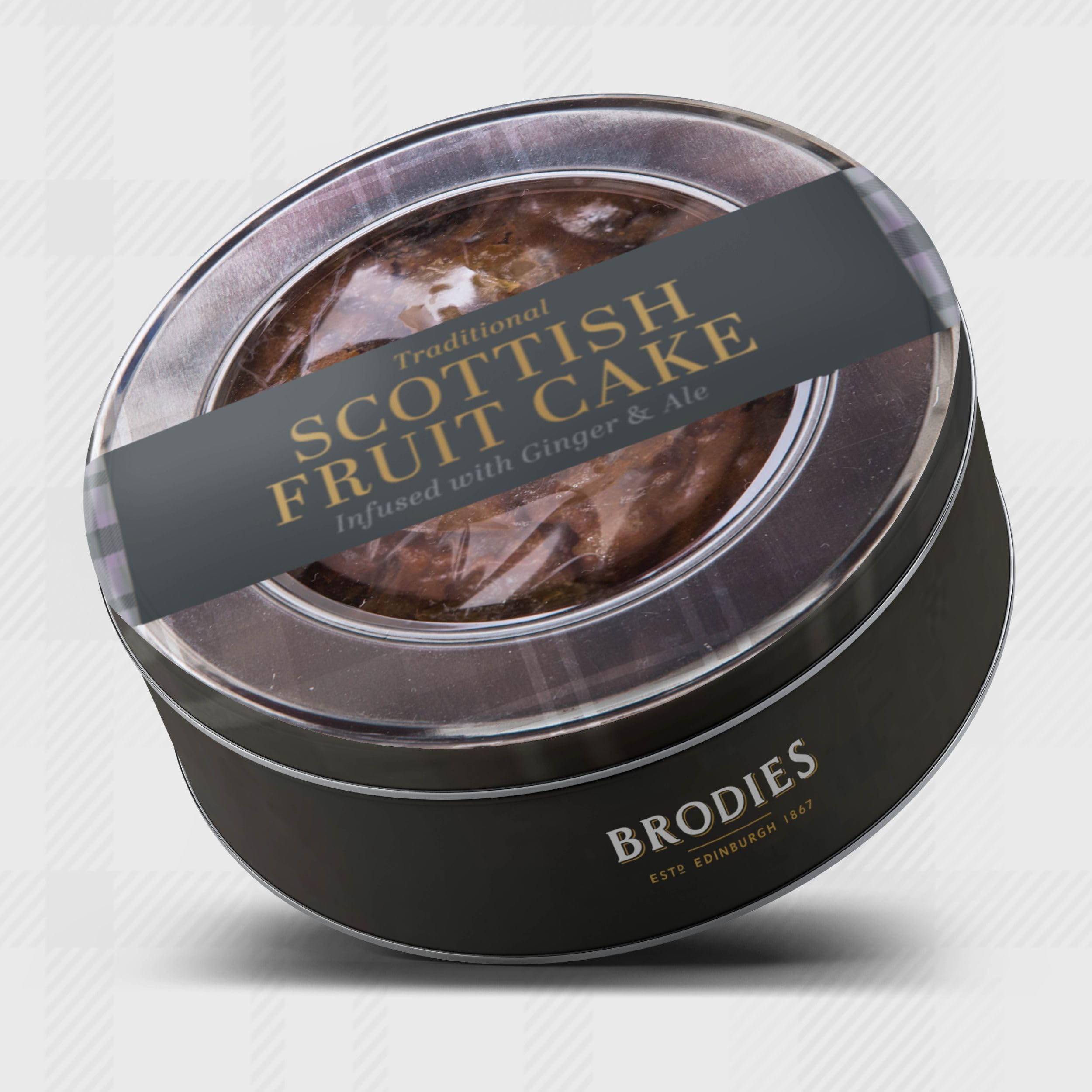 Brodies Traditional Scottish Fruit Cake - 315g - Infused with Ginger and Ale 6