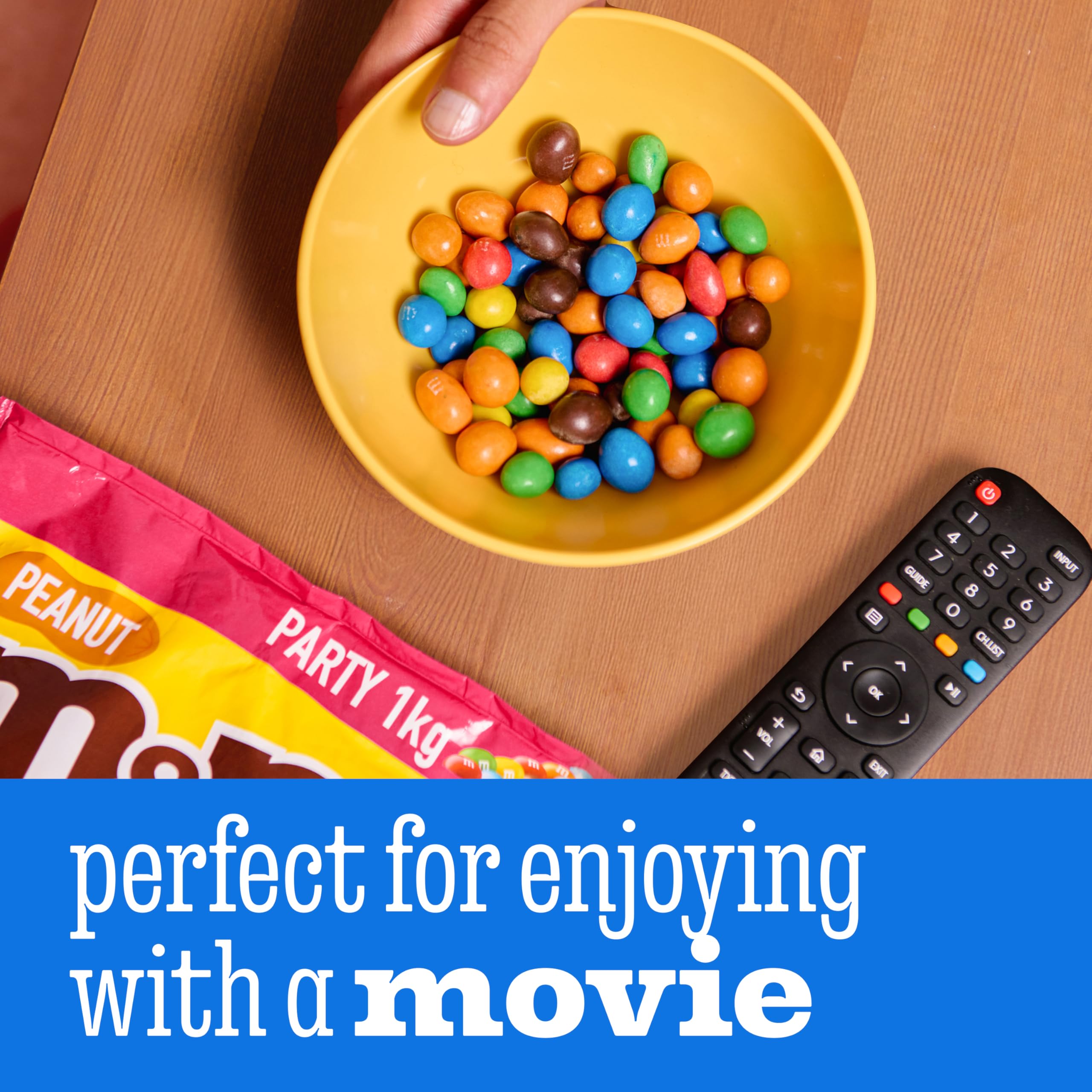 M&M's Peanut Milk Chocolate Party Bulk Bag - 800g Snack Pack 7