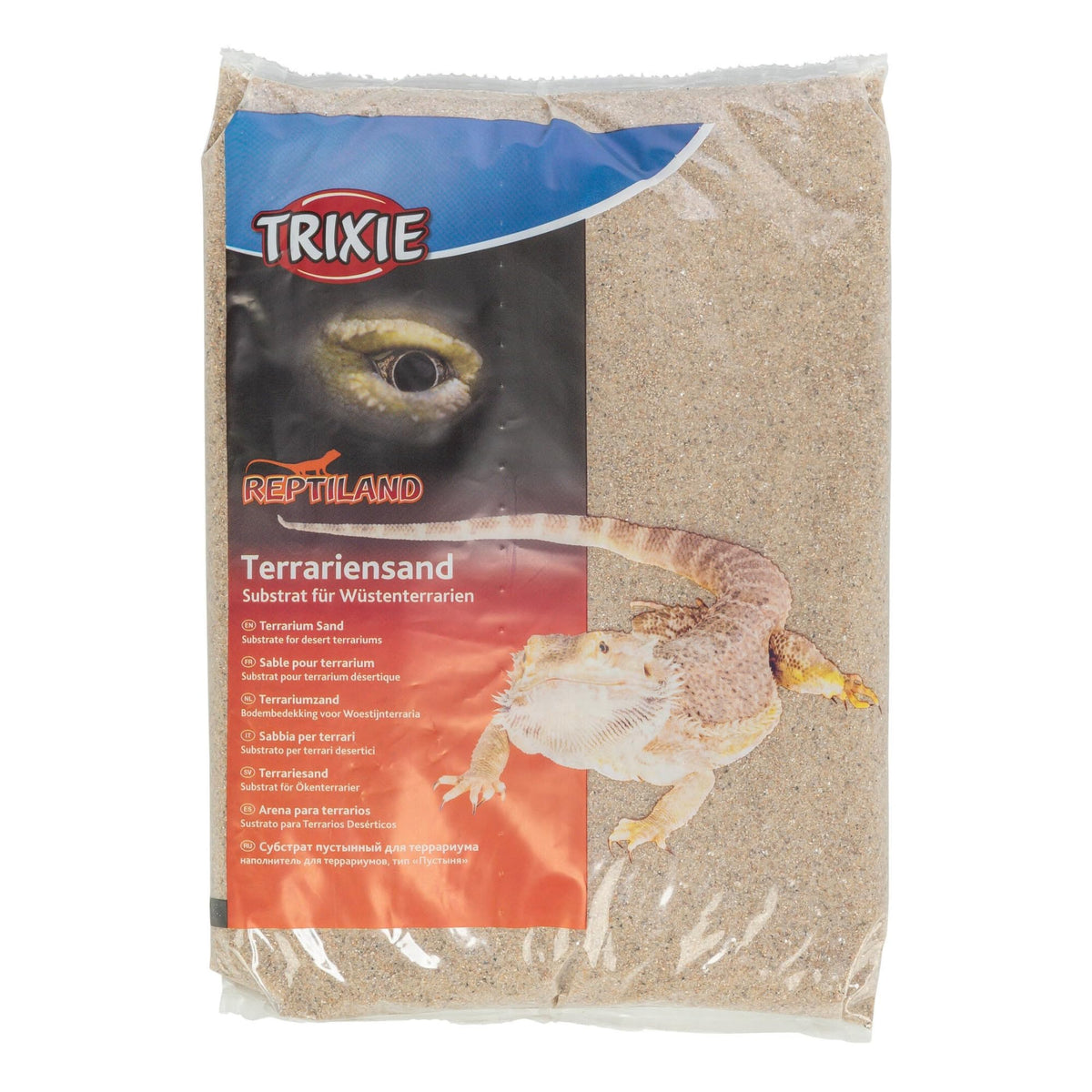 TRIXIE Basic Sand - Yellow Desert Terrarium Substrate, 5 kg