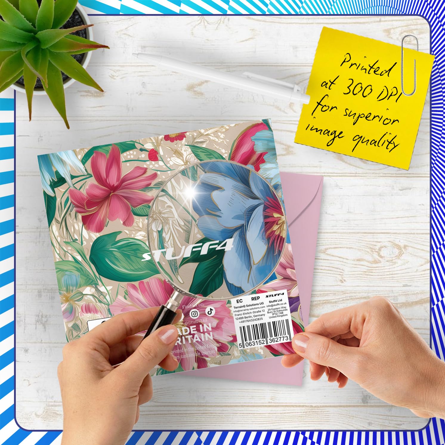 Stuff4 Friend Birthday Card - Special Greetings | 145mm x 145mm | Uncoated Interior