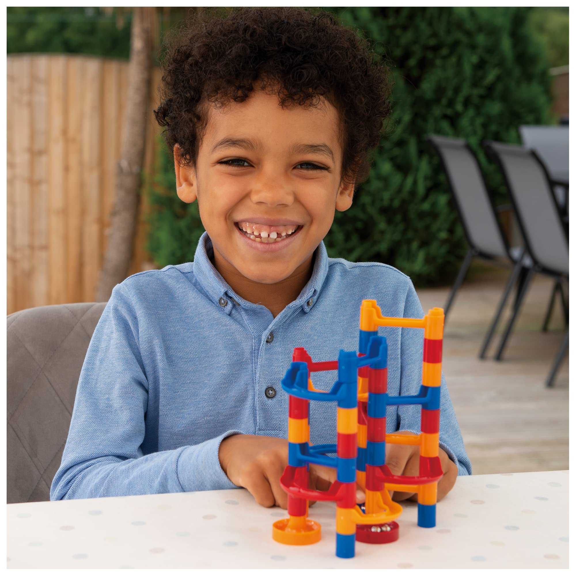 Galt Mini Marble Run - Build & Race STEM Toy for Kids 5+ | 40 Pieces | Plastic 3