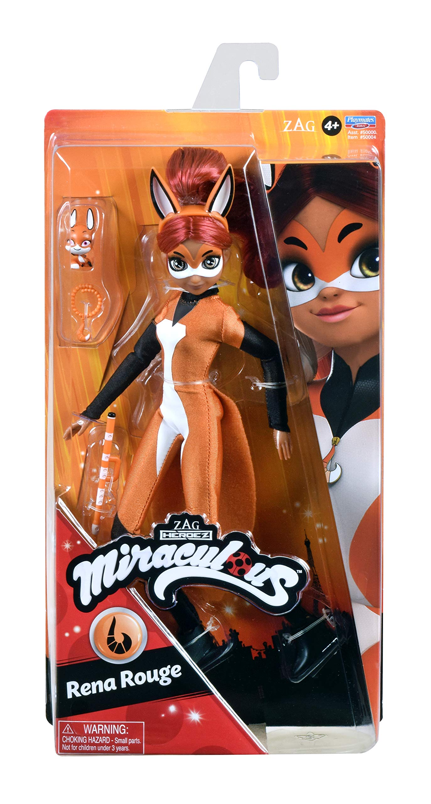 Miraculous Ladybug & Cat Noir 26cm Rena Rouge Fashion Doll - Articulated Alya Figure with Kwami Trixx & Yoyo Weapon 8