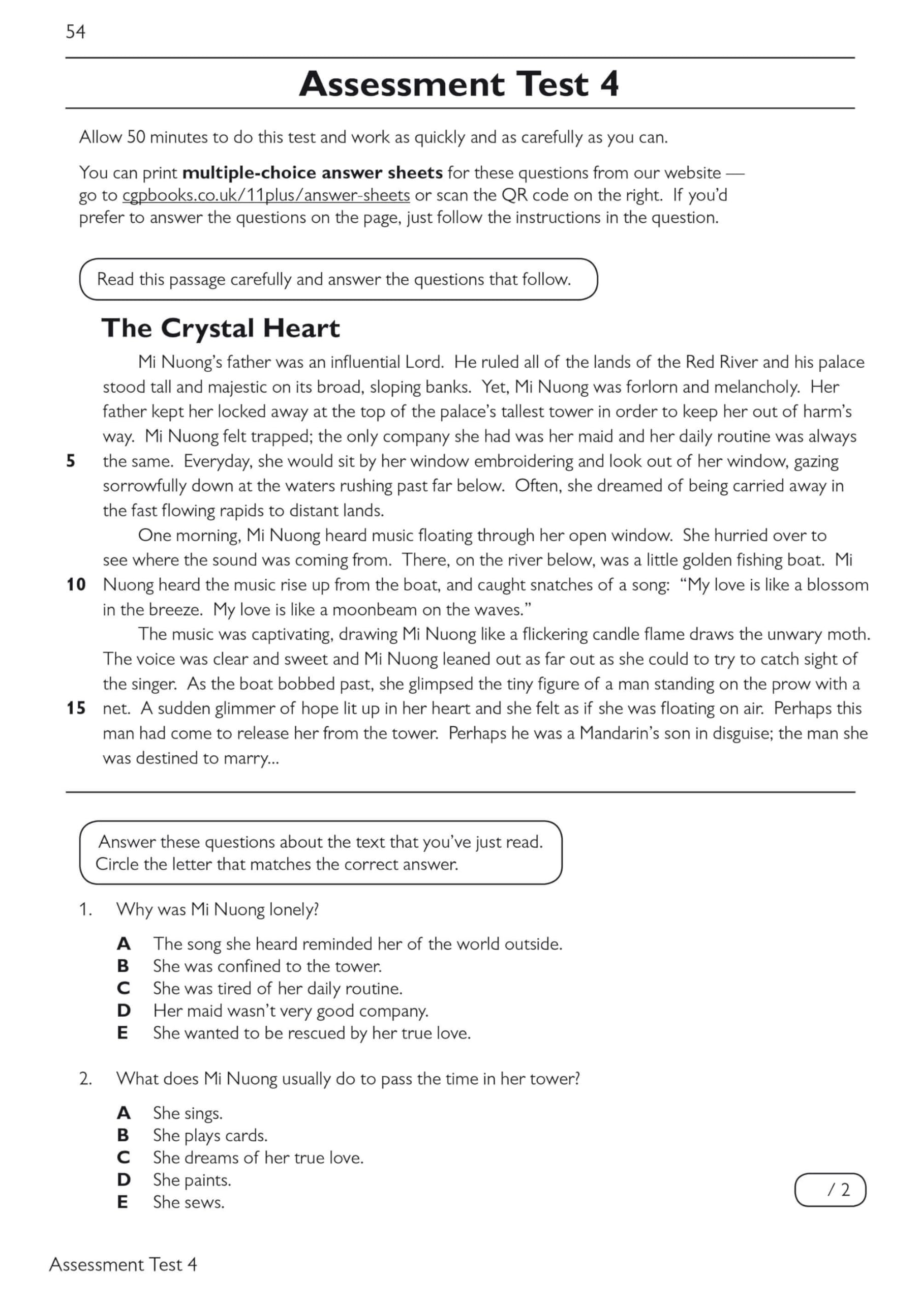 CGP 11+ GL English Practice Book & Assessment Tests - Ages 10-11 (with Online Edition) 6