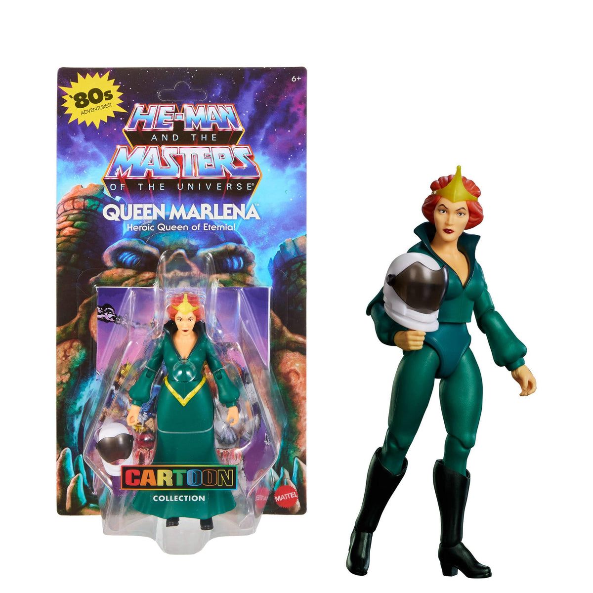 Masters of the Universe Origins Cartoon Collection Queen Marlena Action Figure - 5.5 Inch, Age 6+