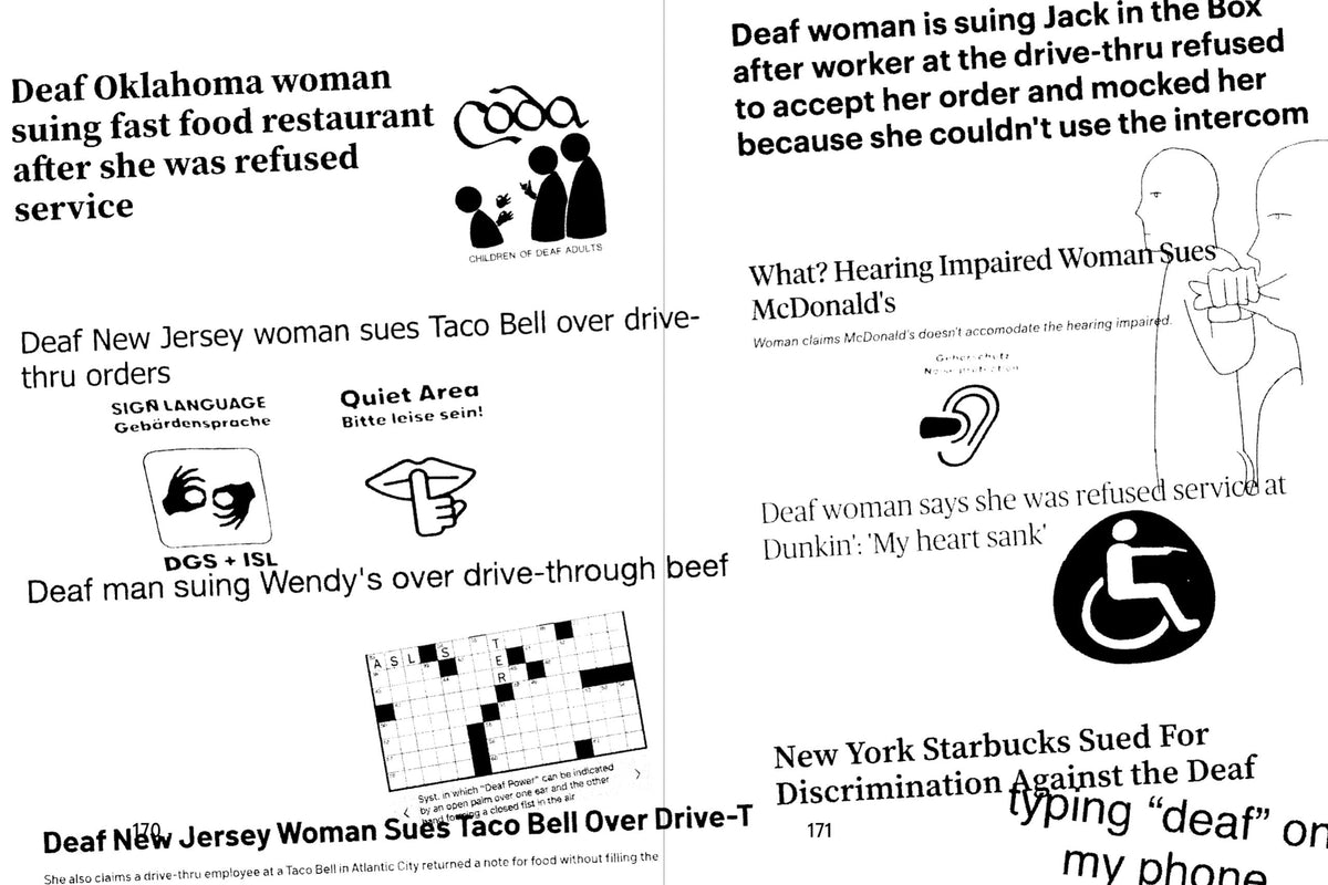 Christine Sun Kim: Deaf Material - Artists' Books [Paperback] 4
