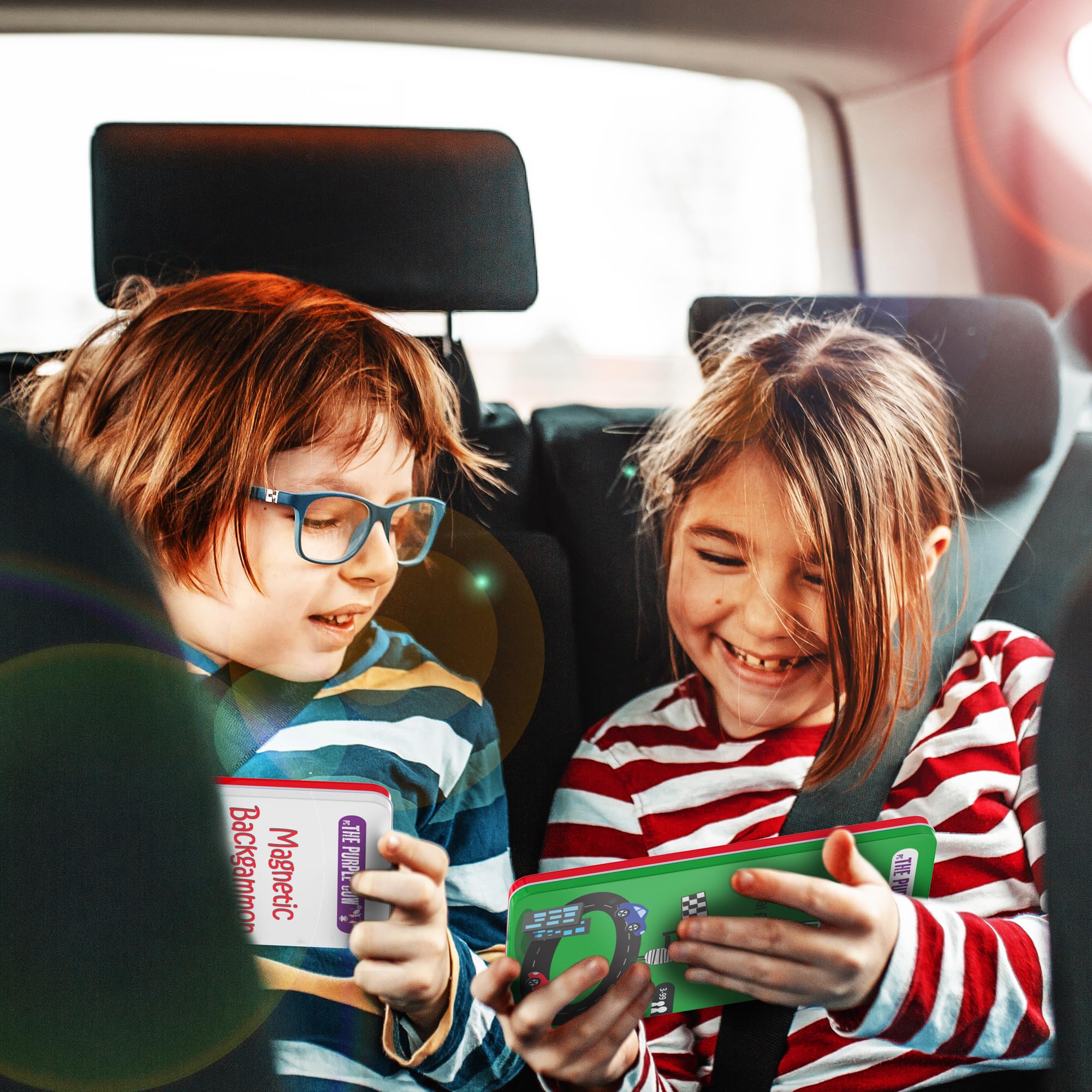 The Purple Cow Car Race Magnetic Travel Game 14