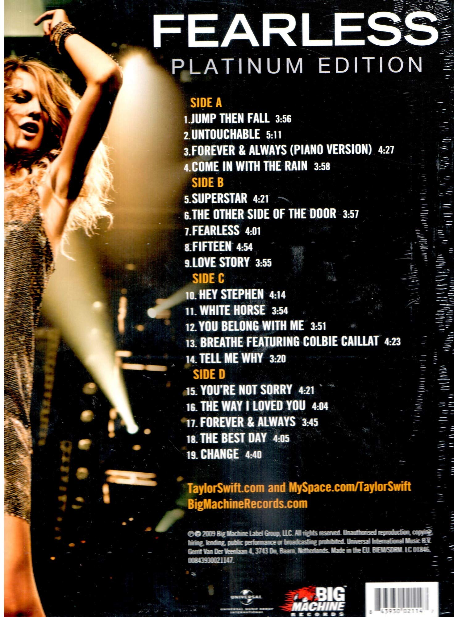 Taylor Swift - Fearless (Platinum Edition) [Audio CD] 4