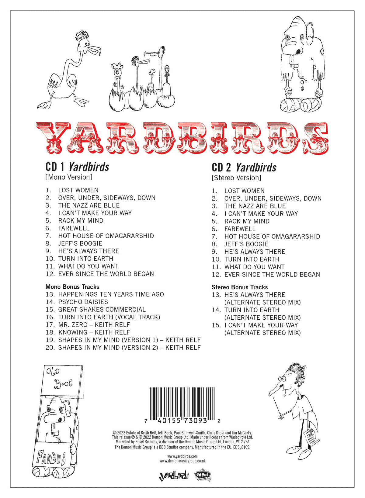 Yardbirds - Roger The Engineer [2CD]