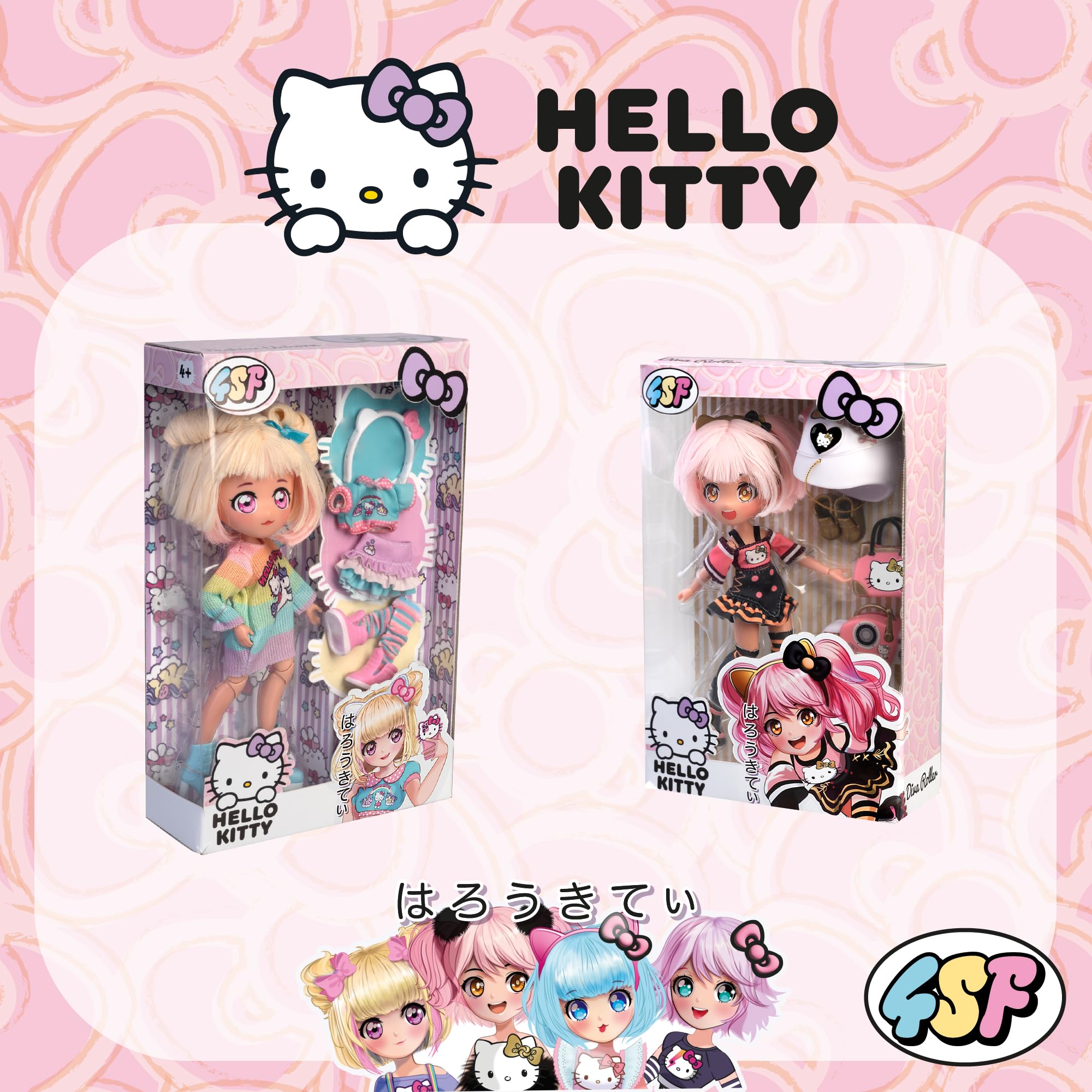 4SF Hello Kitty Manga Fashion - Candy Unicorn Japanese Fashion Doll 15
