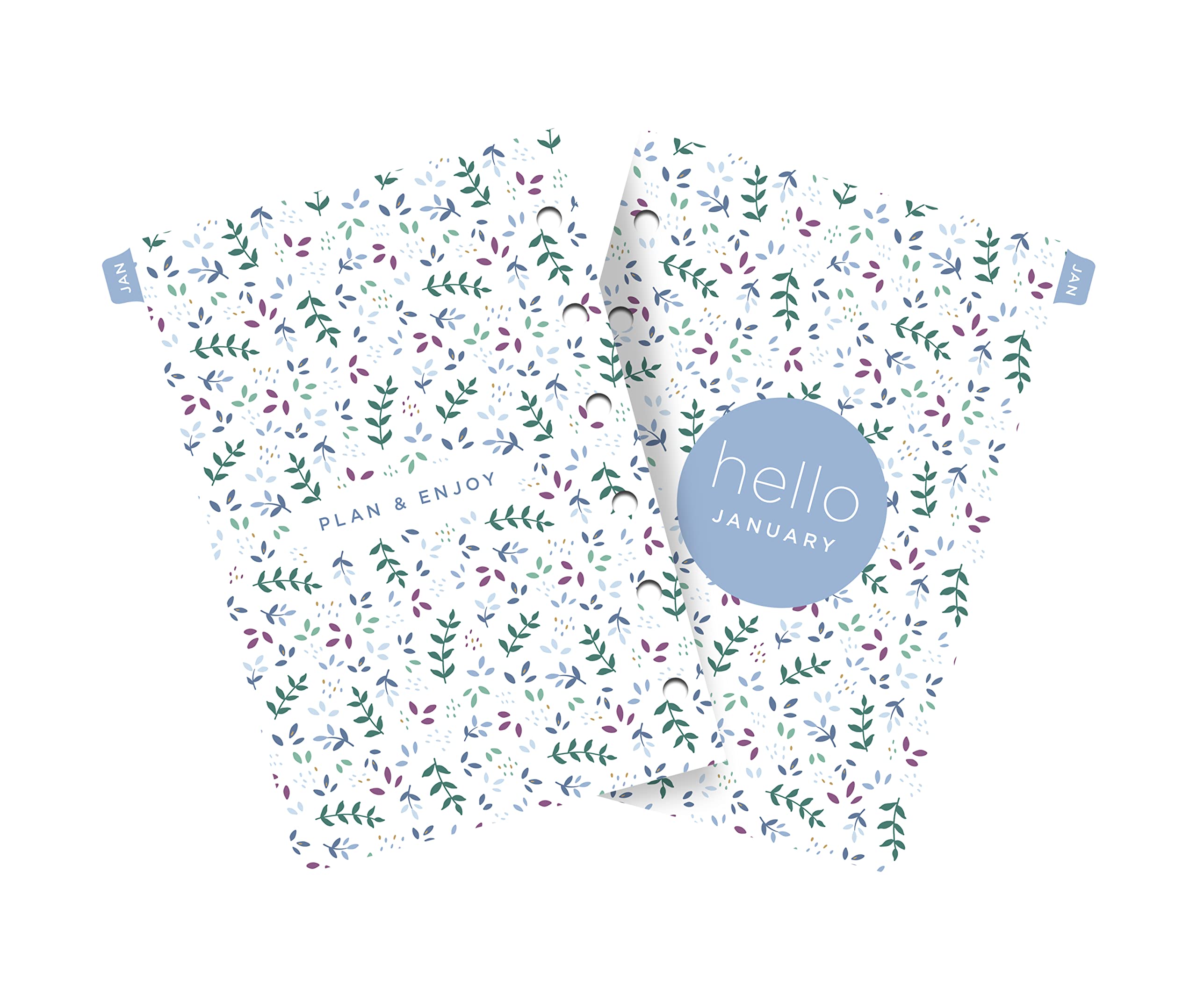 Filofax Pocket Garden 2027 Diary Refill - Week to View | Floral Design | 81mm x 120mm 7