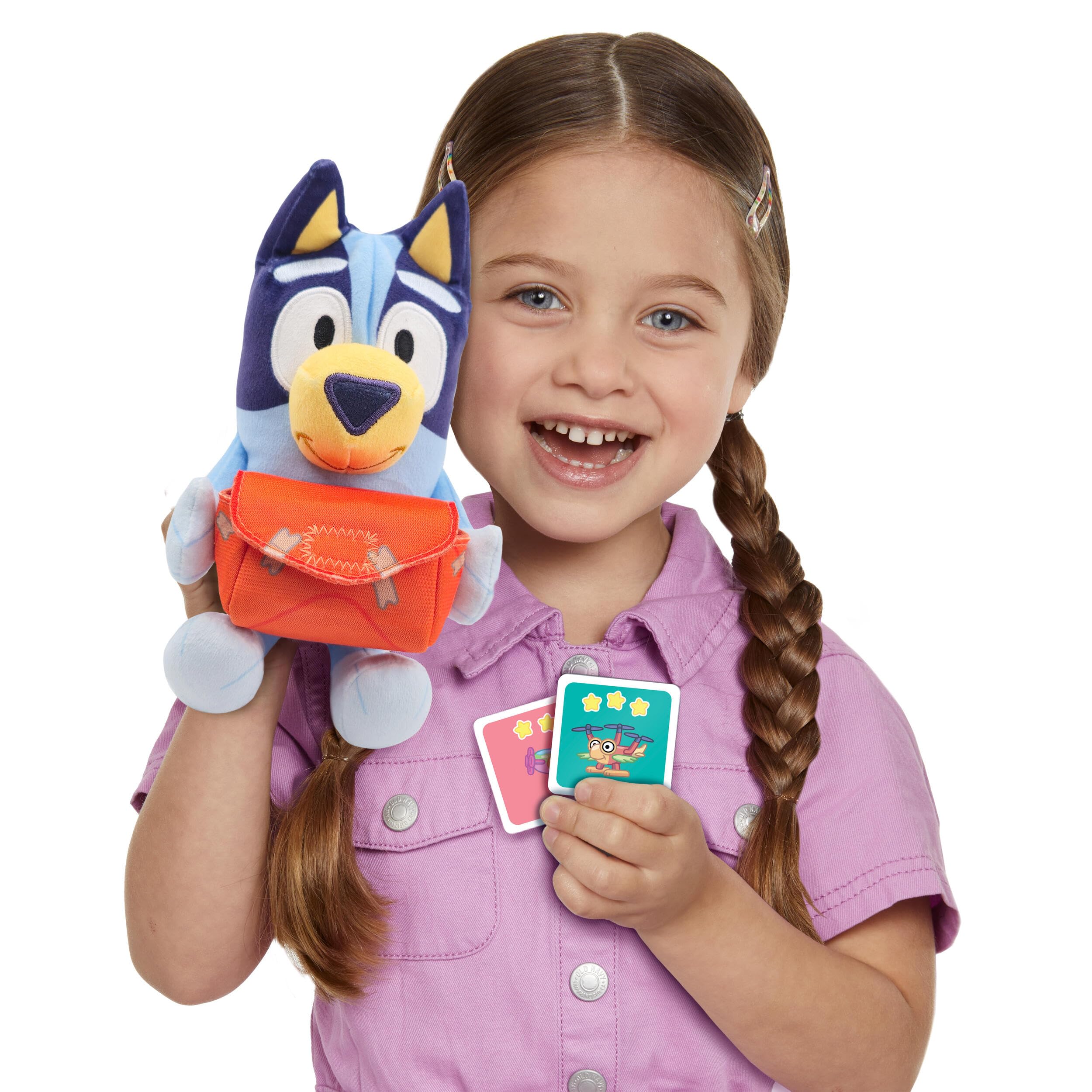 Moose Bluey Pass the Parcel Musical Game | 8" Plush | 2-9 Players 5