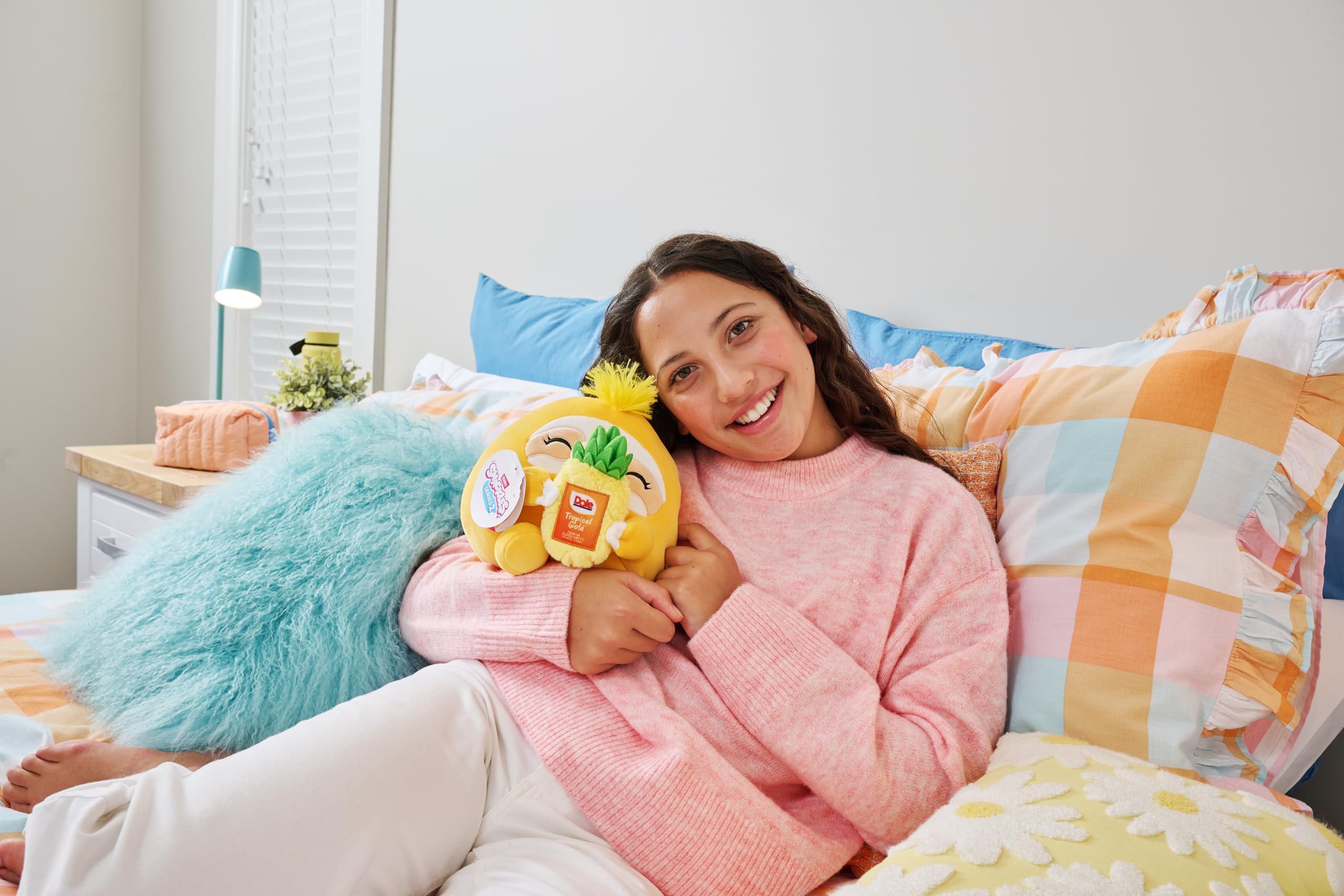 Snackles Series 2 Lamb Plush Toy - Super Soft 8 Inch Stuffed Animal with Jelly Belly Snack 14