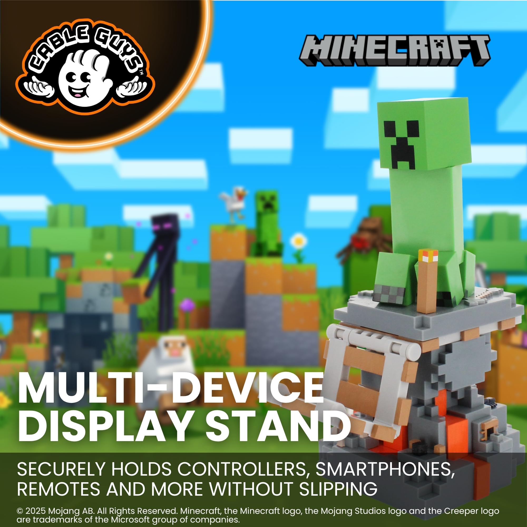 Minecraft Creeper Controller & Phone Holder - Official Mojang Merch for Xbox, PlayStation, Switch 10