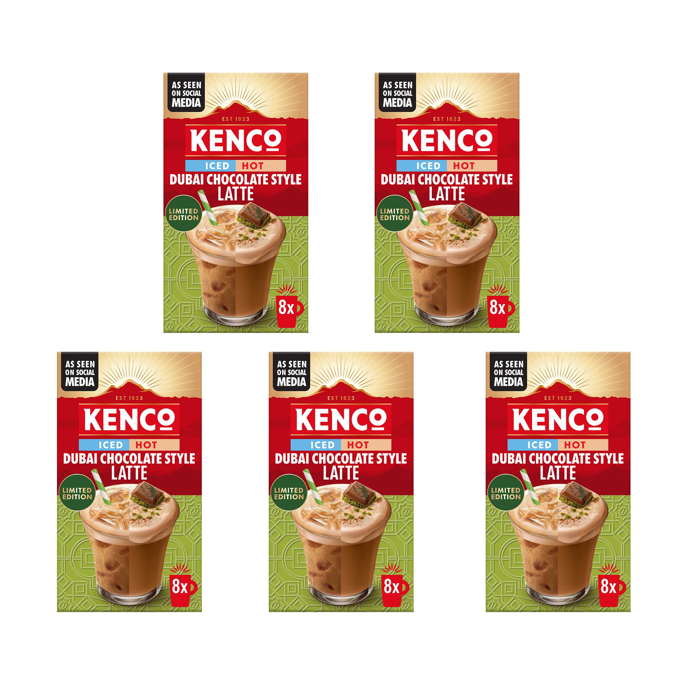 Kenco Dubai Chocolate Style Latte Instant Coffee - 40 Sachets