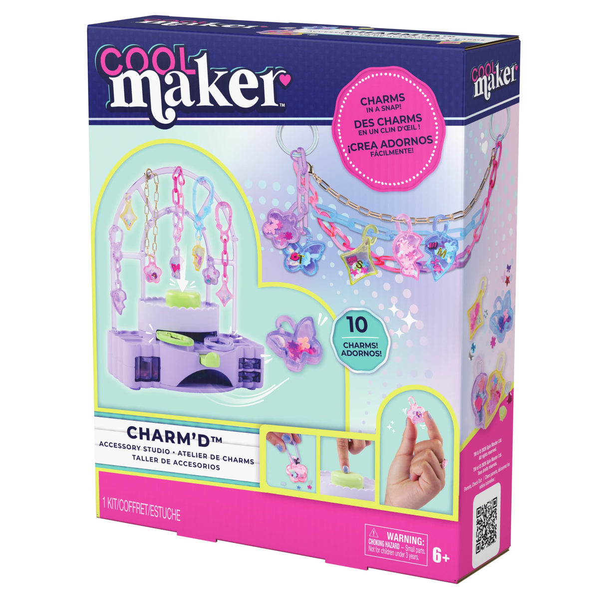 Cool Maker Charm'd Accessory Studio Charm Making Kit - Makes 10, Ages 6+