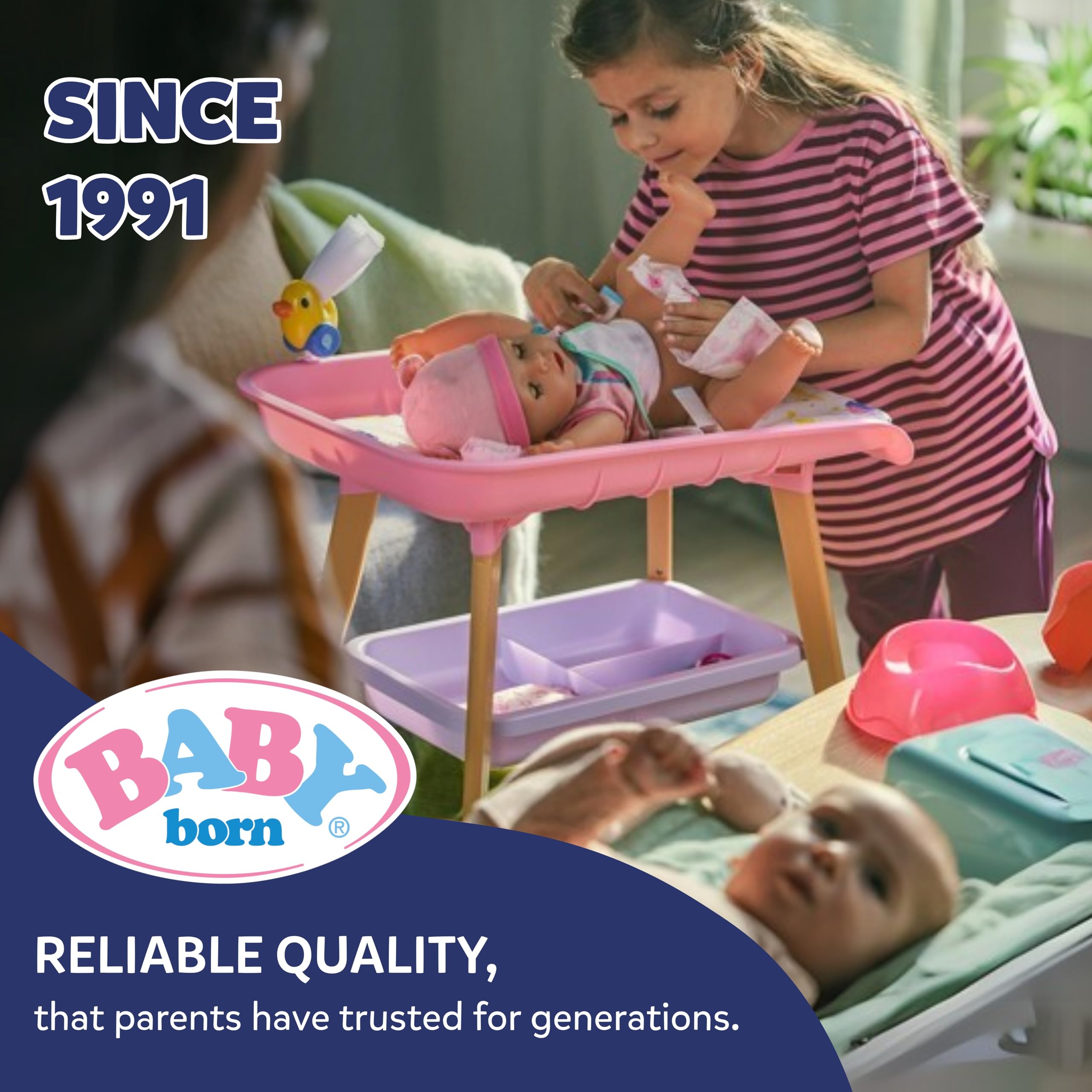 BABY born Feeding Table with Light & Sound Function - Interactive Playset for 43 cm Dolls 14