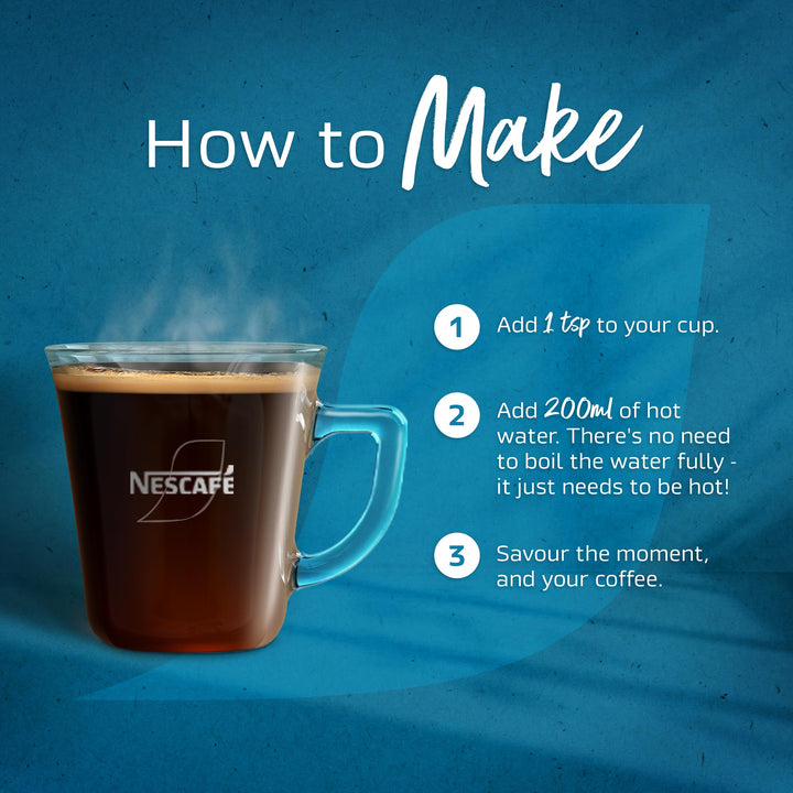 Nescafé Gold Blend Decaf Instant Coffee 200g - Smooth, Rich Aroma, Water-Processed Decaf