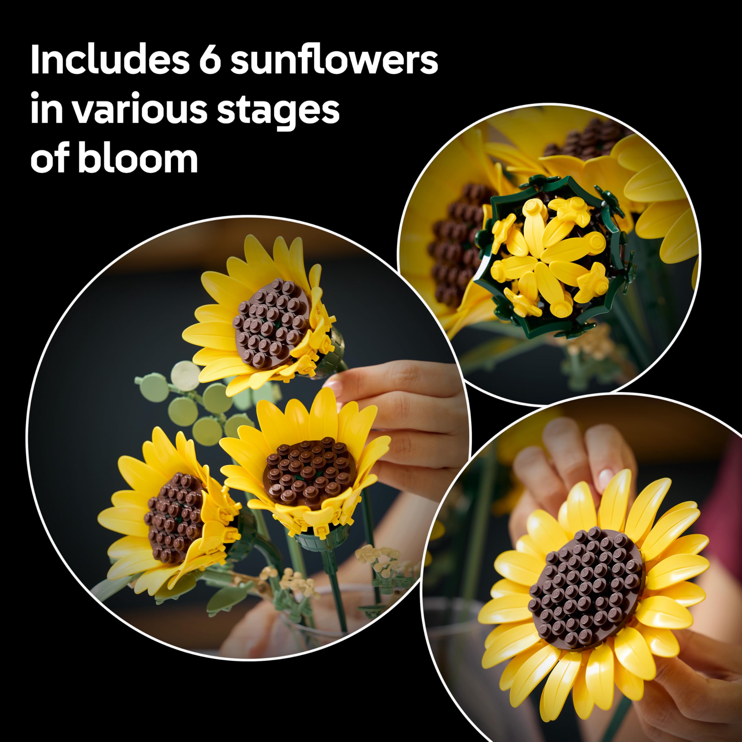 LEGO Botanicals Sunflower Bouquet Building Set 11502 | Adjustable Stems | Ages 18+ 5