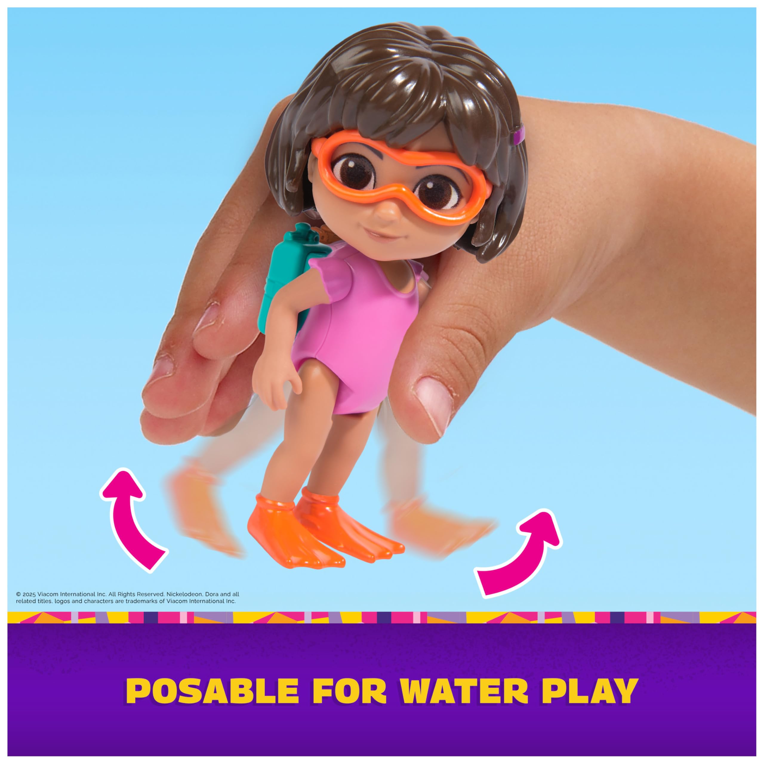 Dora the Explorer Splash-Splash Adventure Pack - Swim-Ready Figures & Pool Accessories 5