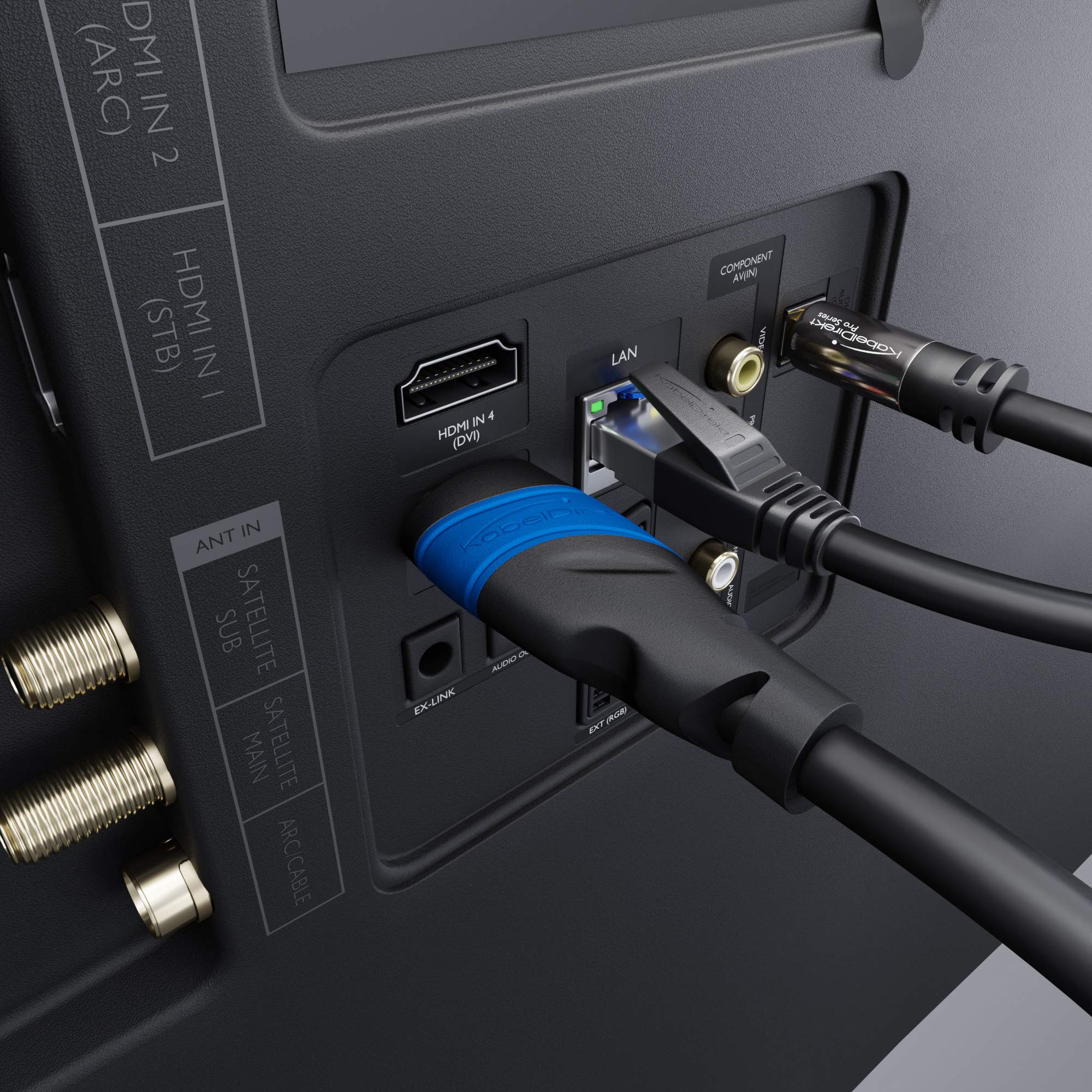 KabelDirekt HDMI Cable - 3m | 8K@60Hz, 4K@120Hz | Male-to-Male 6
