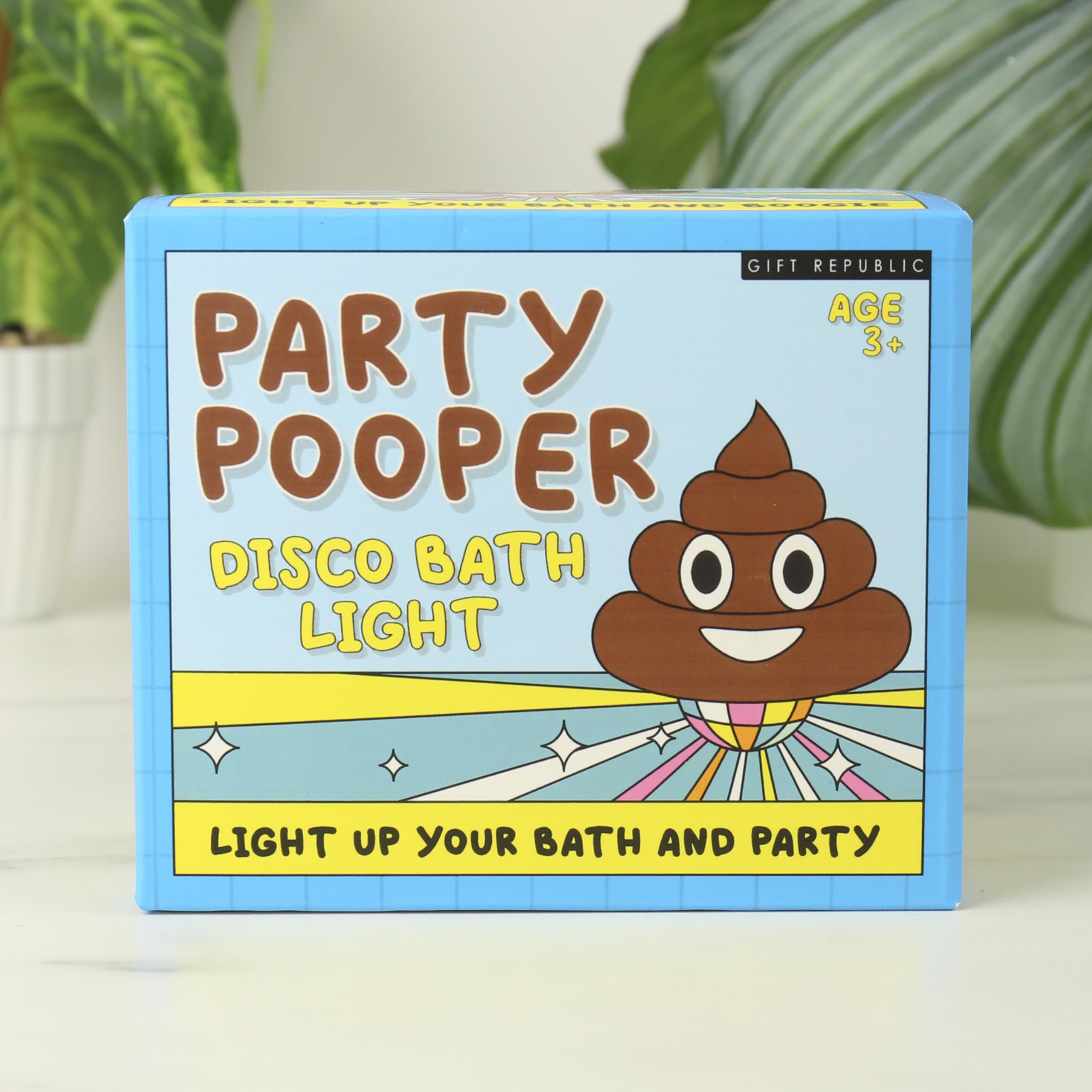 Party Pooper LED Light-up Poop Emoji Bath Toy - Waterproof Fun for Kids 36 Months+ 5