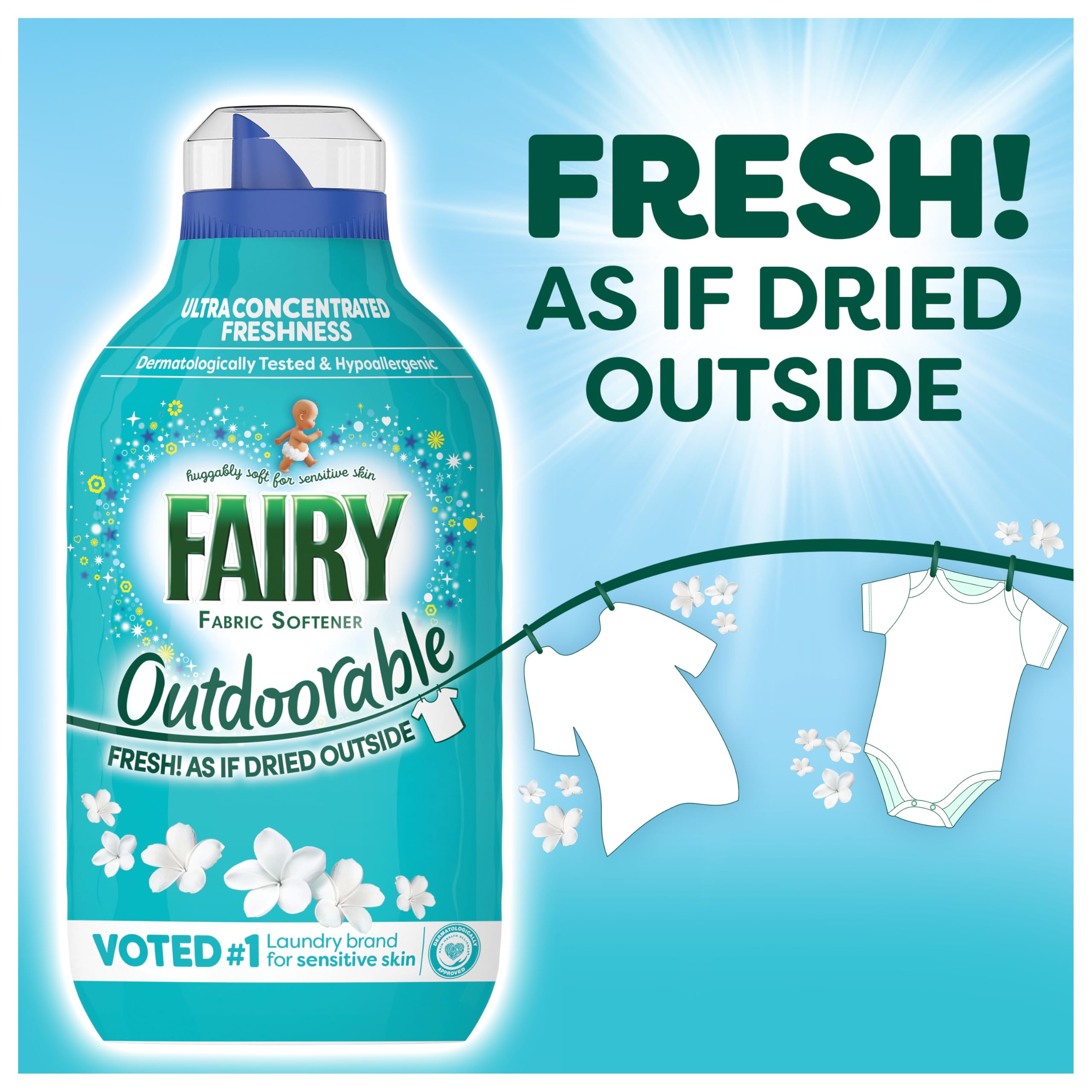 Fairy Outdoorable Liquid Fabric Softener - Ultra Concentrated Freshness | 1.2 L 3
