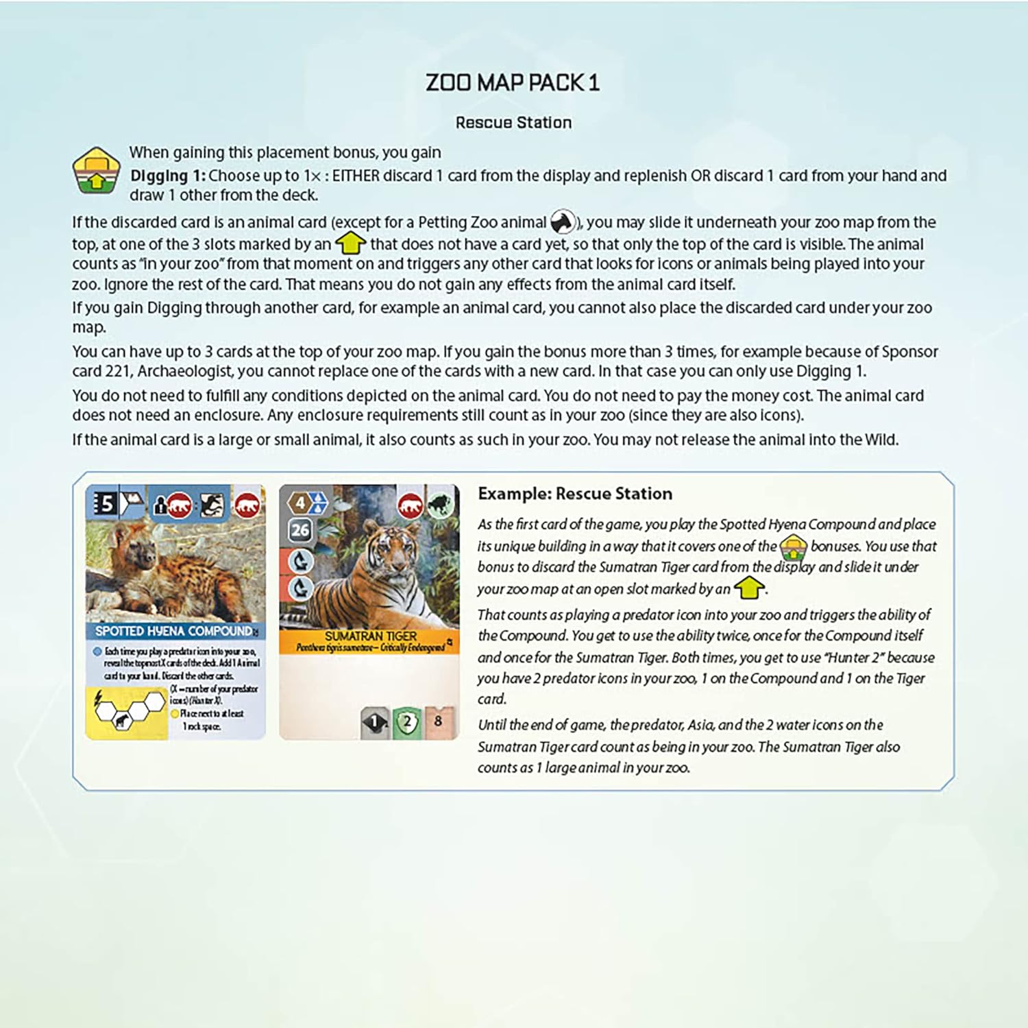 Ark Nova: Zoo Map Pack 1 - Game Accessory Pack by Capstone Games 5