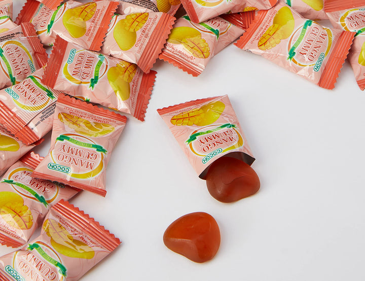 Cocon Mango Flavoured Jelly Sweets 100g - Individually Wrapped Fruit Chews