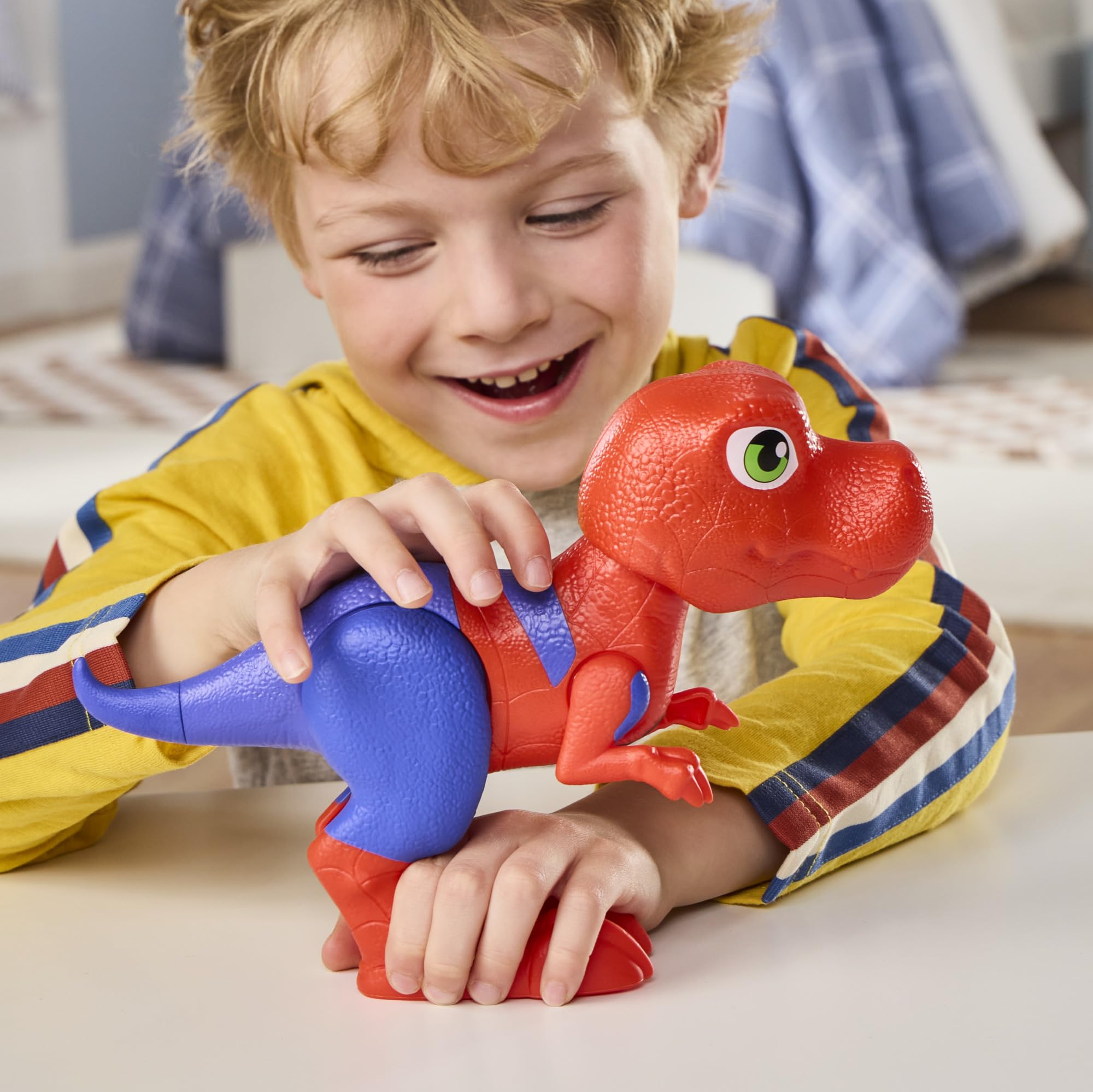 Marvel Spidey and His Amazing Friends Spidey-Rex Supersized Action Figure - 9 Inch Poseable Toy for Ages 3+ 6