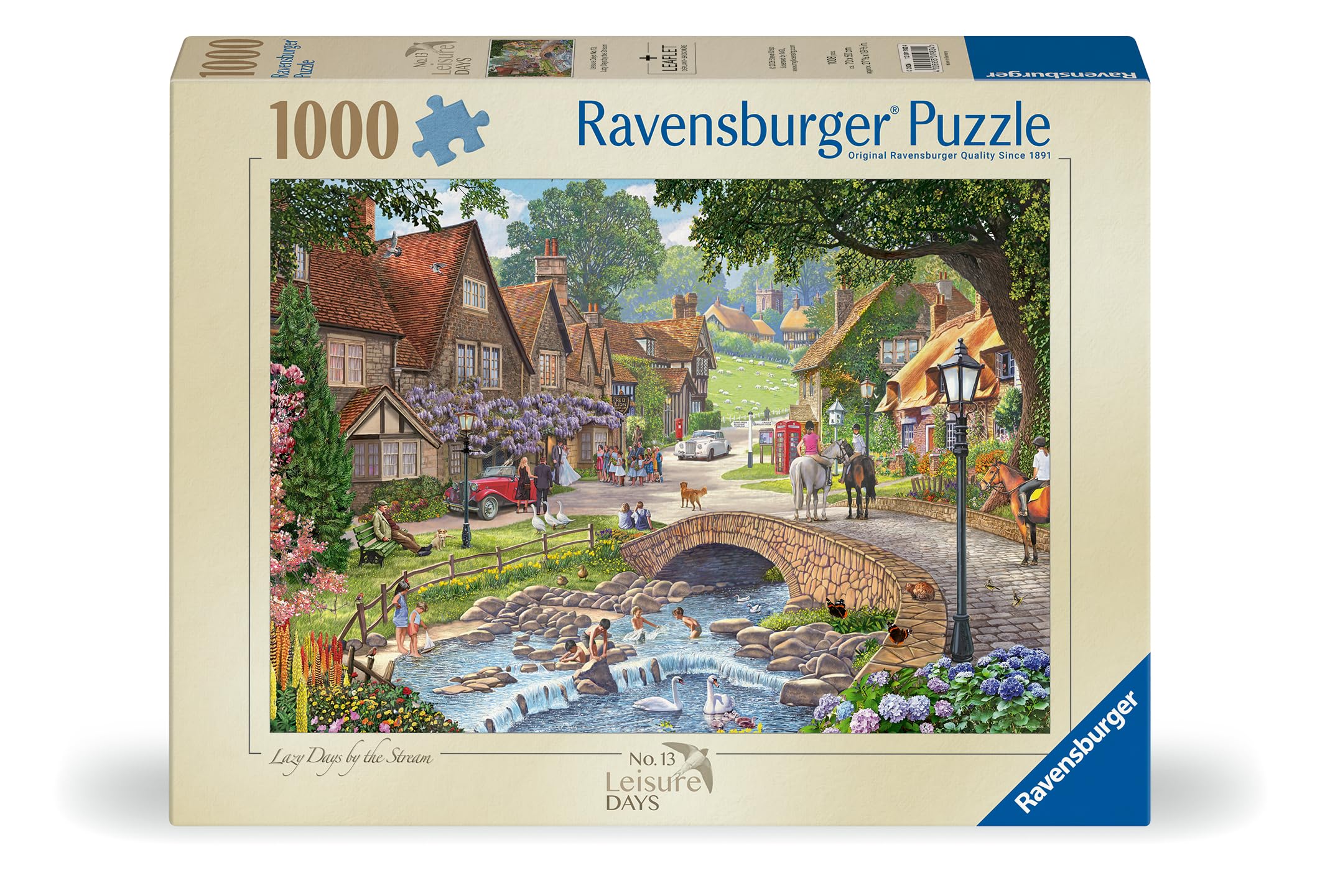 Ravensburger 1000 Piece Jigsaw Puzzle – Leisure Days No.13: Lazy Days | 70x50cm 2
