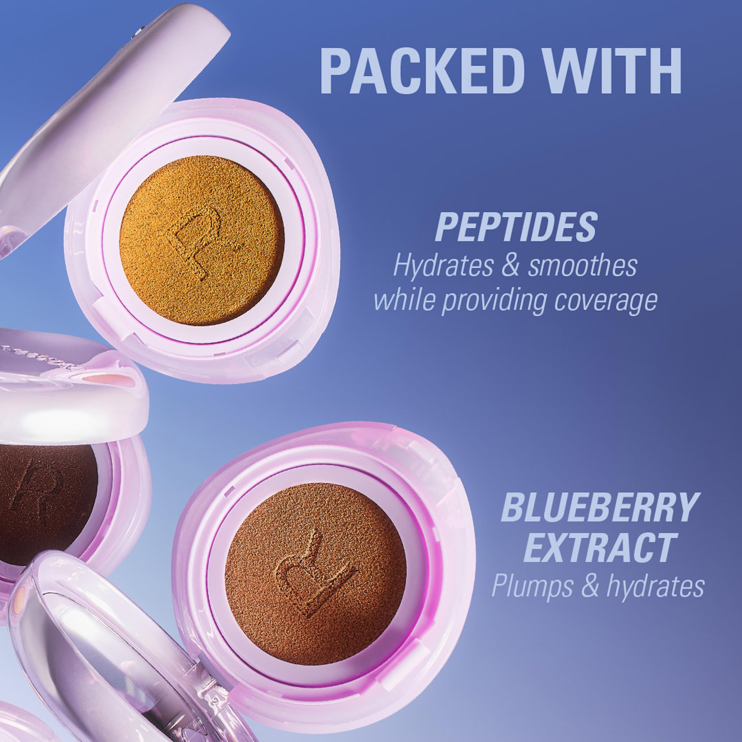 Revolution Beauty London Superdewy Cushion Foundation - Buildable Coverage | Hydrating | Light Neutral 4