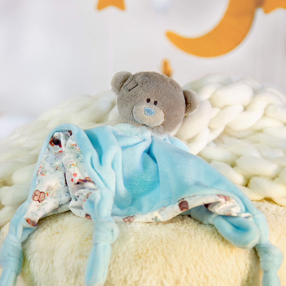 Me to You Tiny Tatty Teddy Blue Comforter - Baby Safe Soft Plush 3