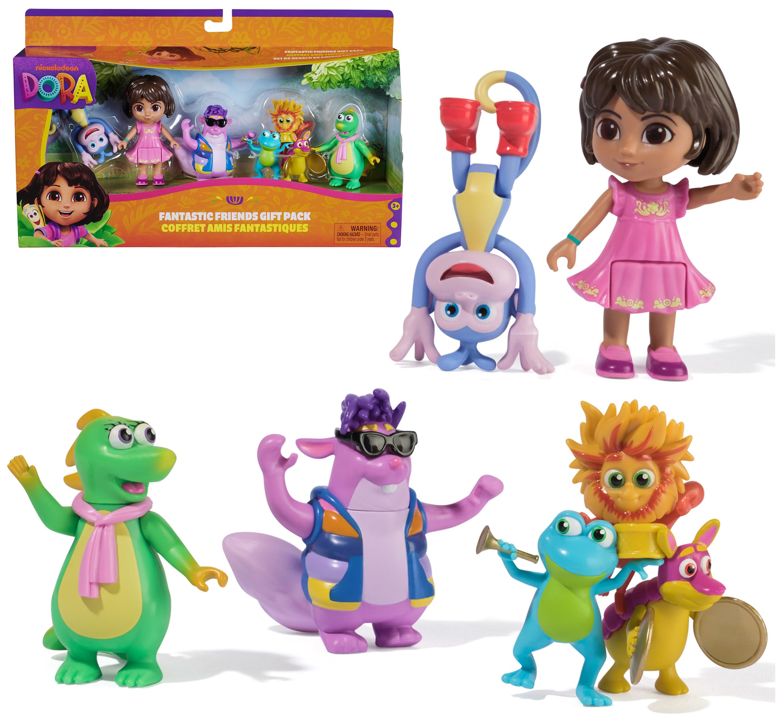 DORA Fantastic Friends Gift Pack with 5 Figures | Ages 3+ | Movable Parts