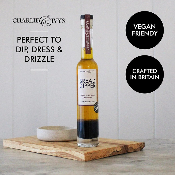 Charlie & Ivy's - Garlic, Oregano & Balsamic Bread Dipper 200ml