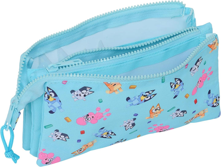 Safta Triple Pencil Case Blue (M744-812433744)