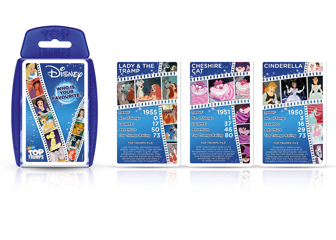 Top Trumps Disney Classics Specials Card Game - 6+ Players, Educational Fun with Baloo, Dumbo, Alice, Bambi, Cinderella, Snow White, Timon & Pumbaa