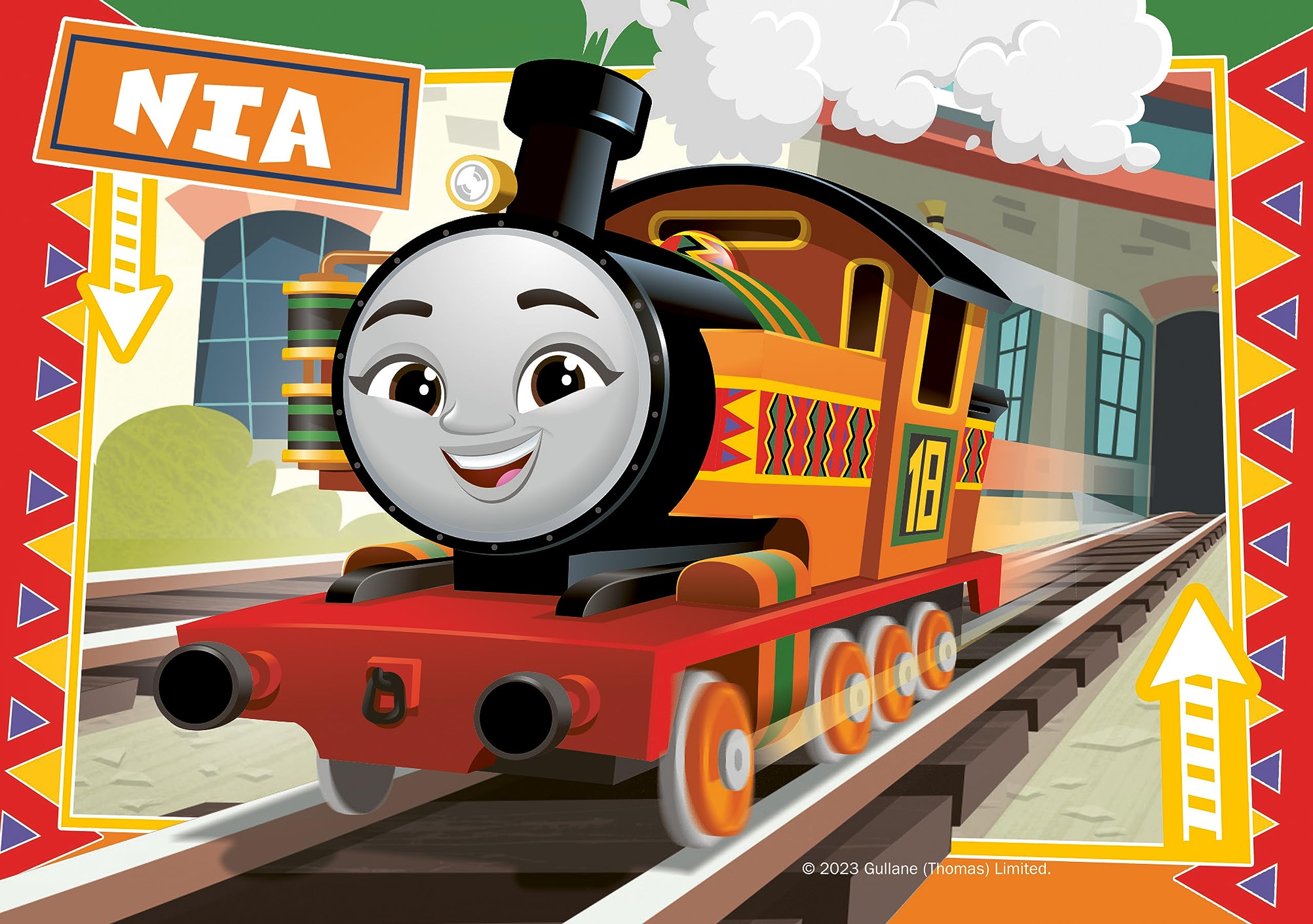 Ravensburger Thomas & Friends First Jigsaw Puzzle - 4-in-1 Progressive Puzzle Set for Toddlers 18 Months+ 14