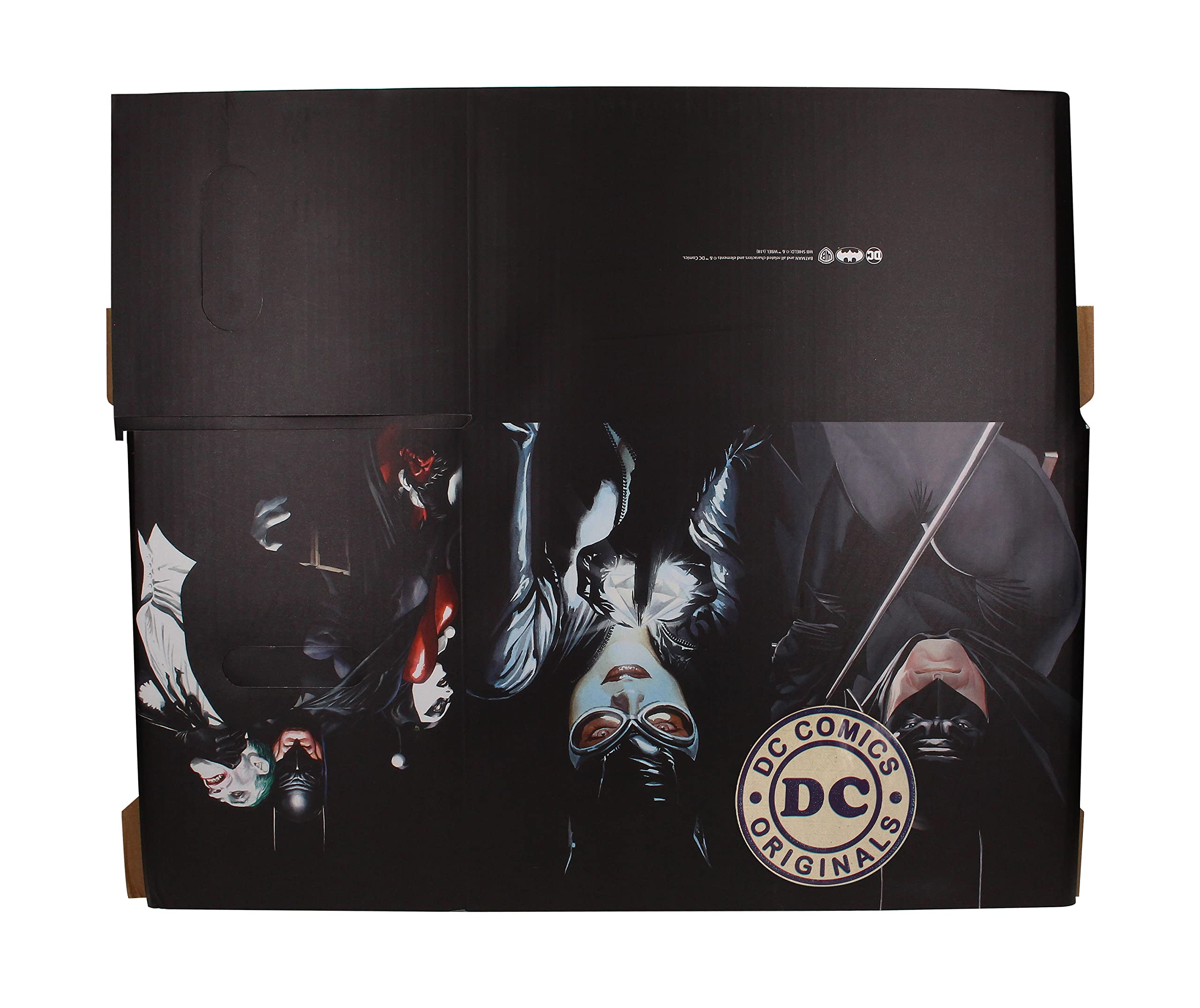 SD Toys DC Comics Alex Ross Inspired Storage Box | Black Plastic | Shatterproof 6