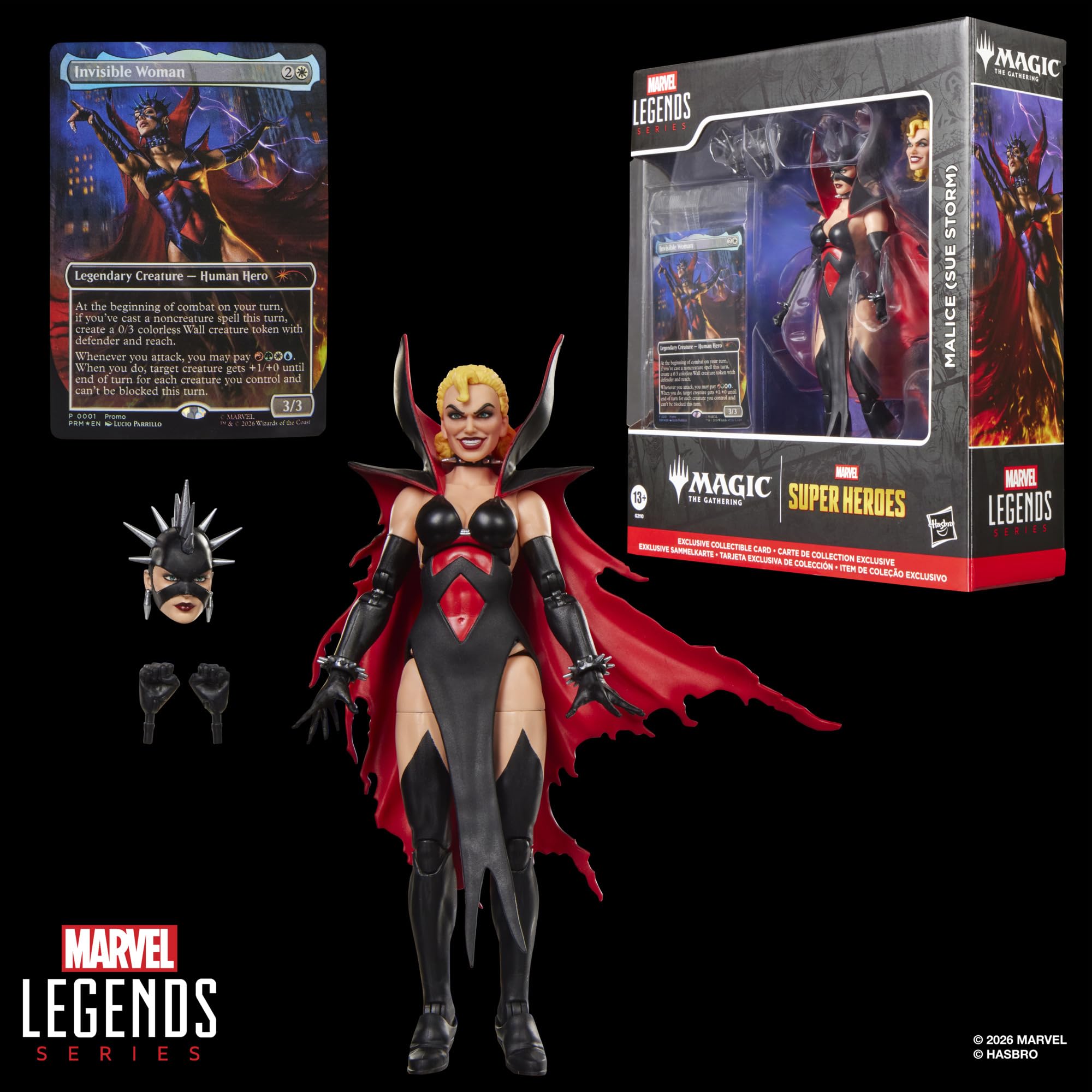 Marvel Legends Malice (Sue Storm) 15-cm Action Figure - Fantastic Four Comics Inspired | Includes Collectible Card | Ages 13+
