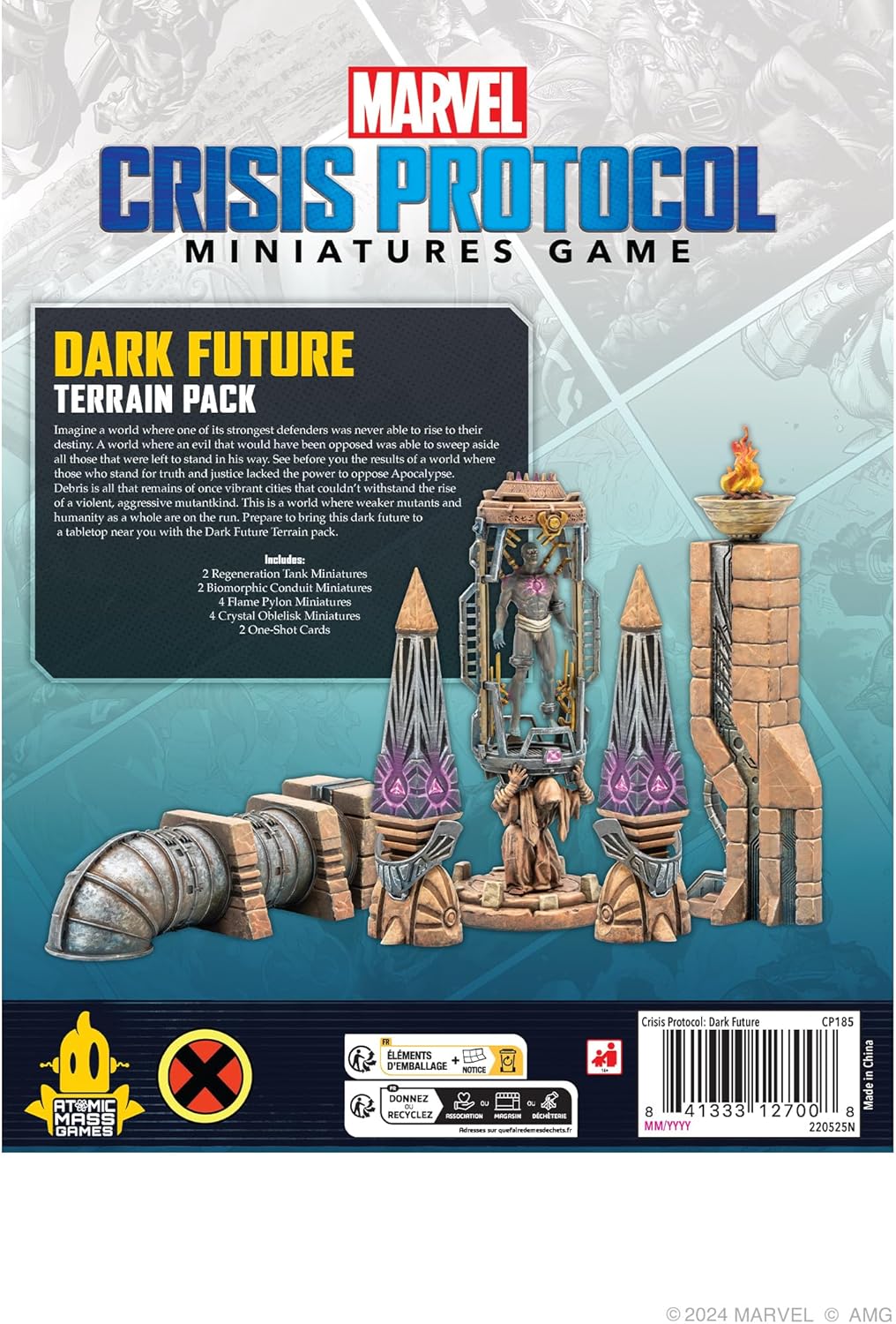 Atomic Mass Games Marvel Crisis Protocol: Dark Future Terrain Pack Miniature (AMGCP185) 2