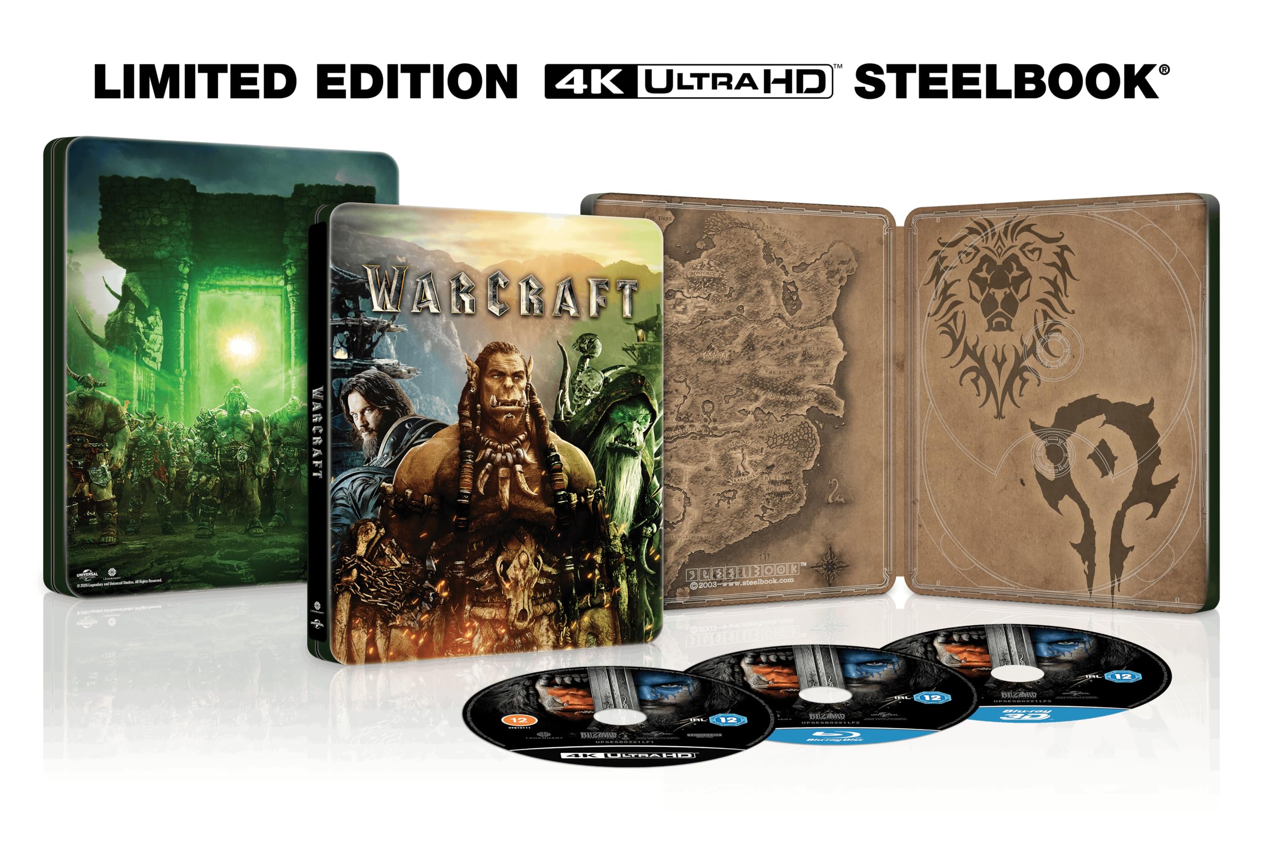 Warcraft [4K UHD & Blu-Ray] Limited Edition Steelbook 1